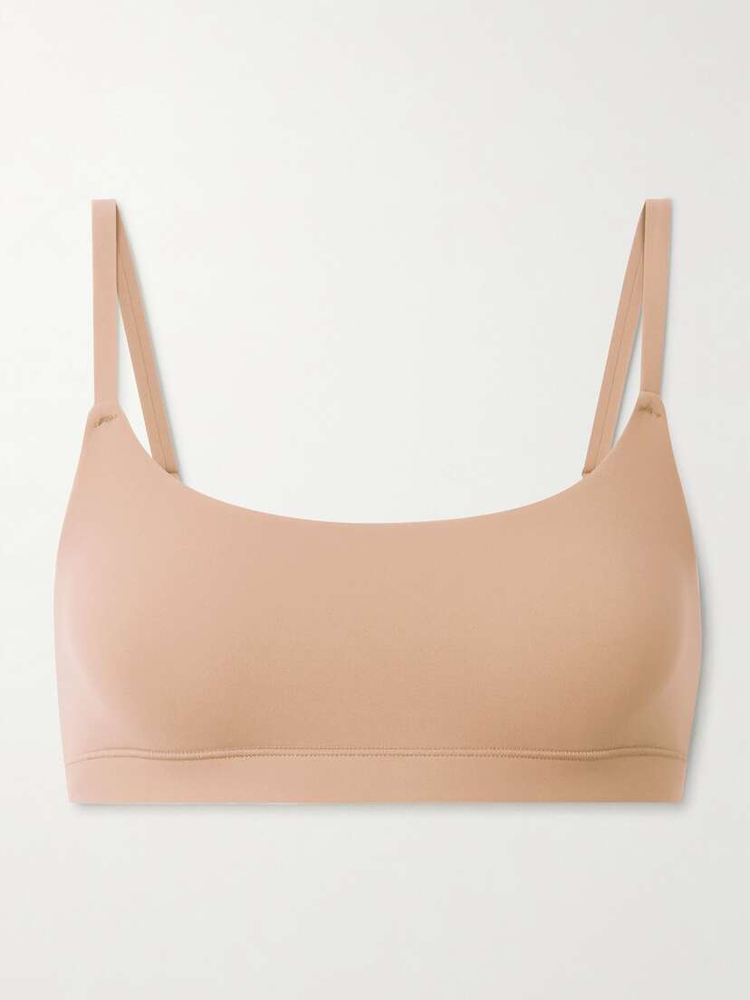 Skims Fits Everybody Scoop Neck Bralette - Clay