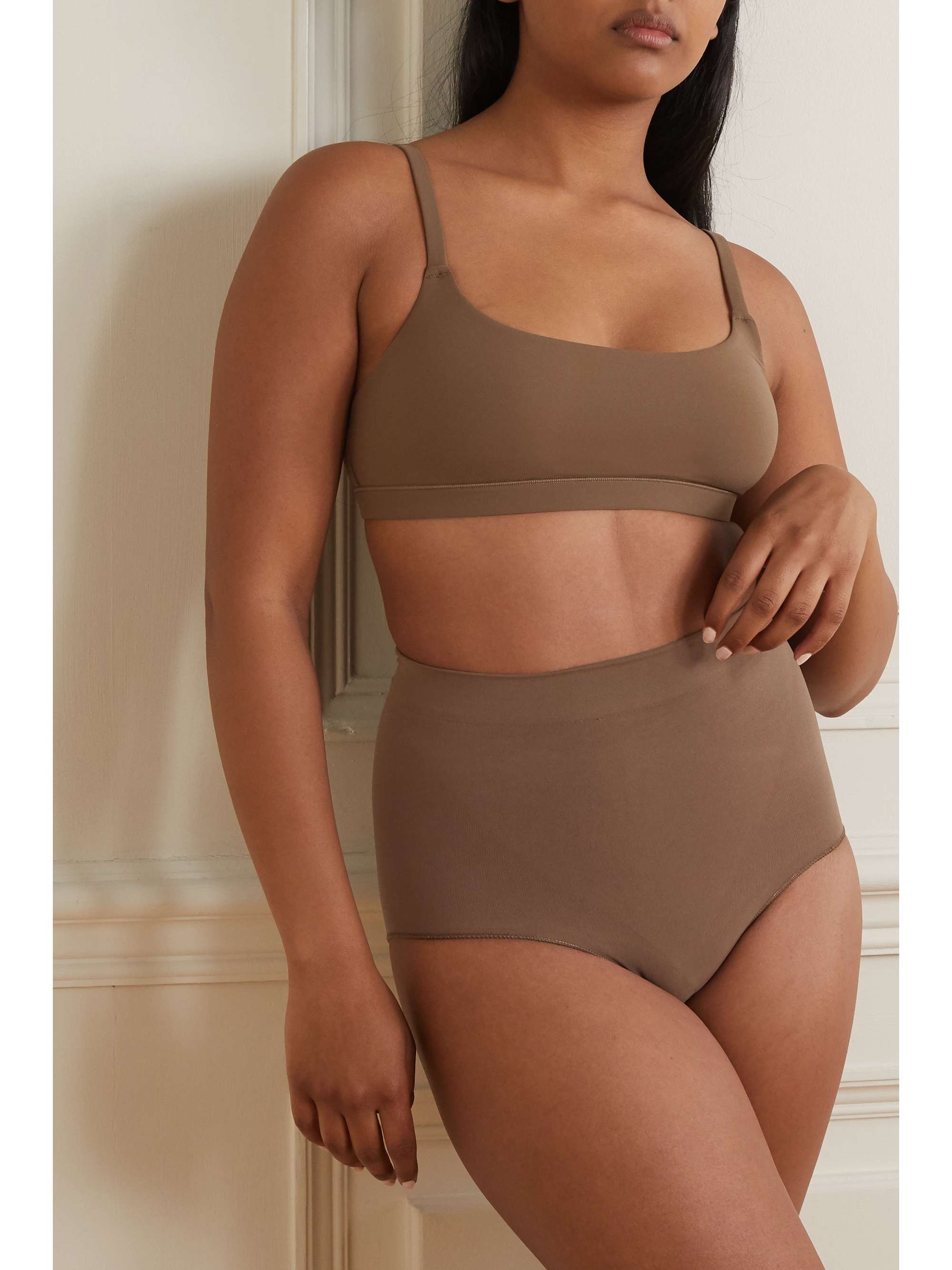 SKIMS Ultrafine Mesh Triangle Bra