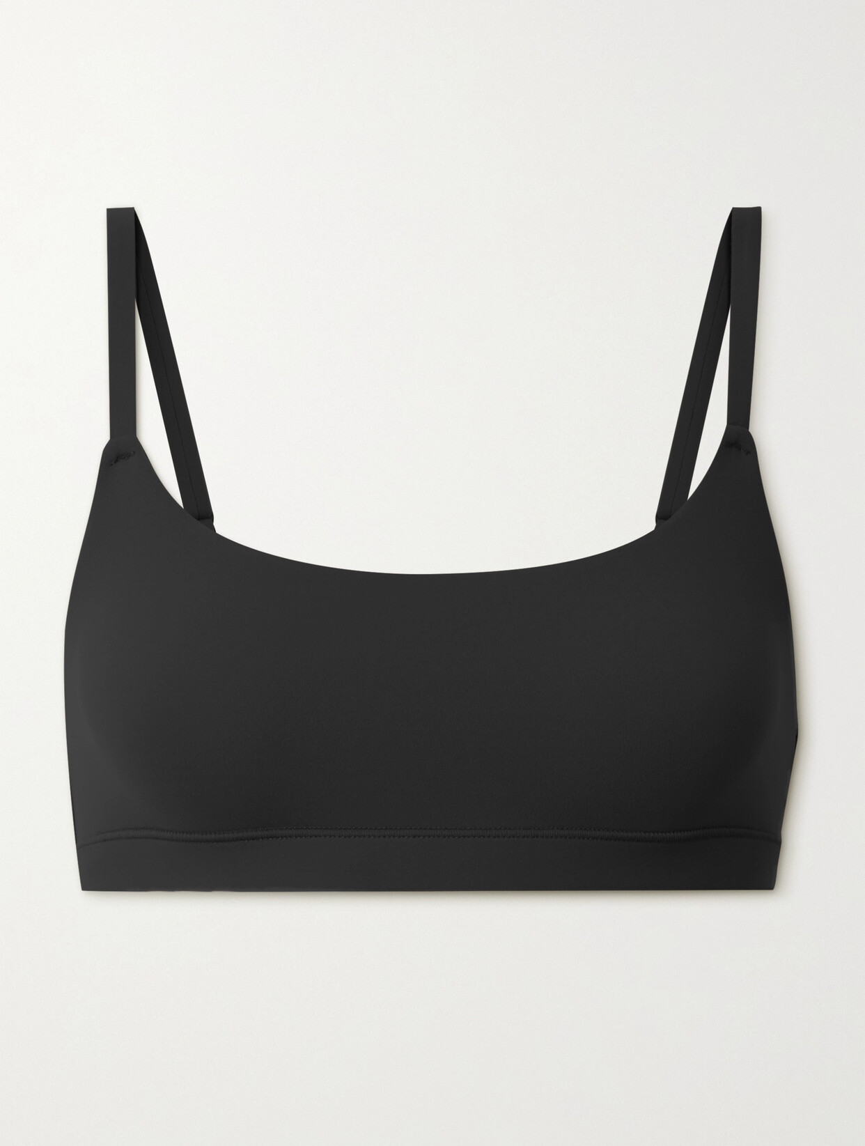 Shop Skims Fits Everybody Scoop Neck Bralette In Black