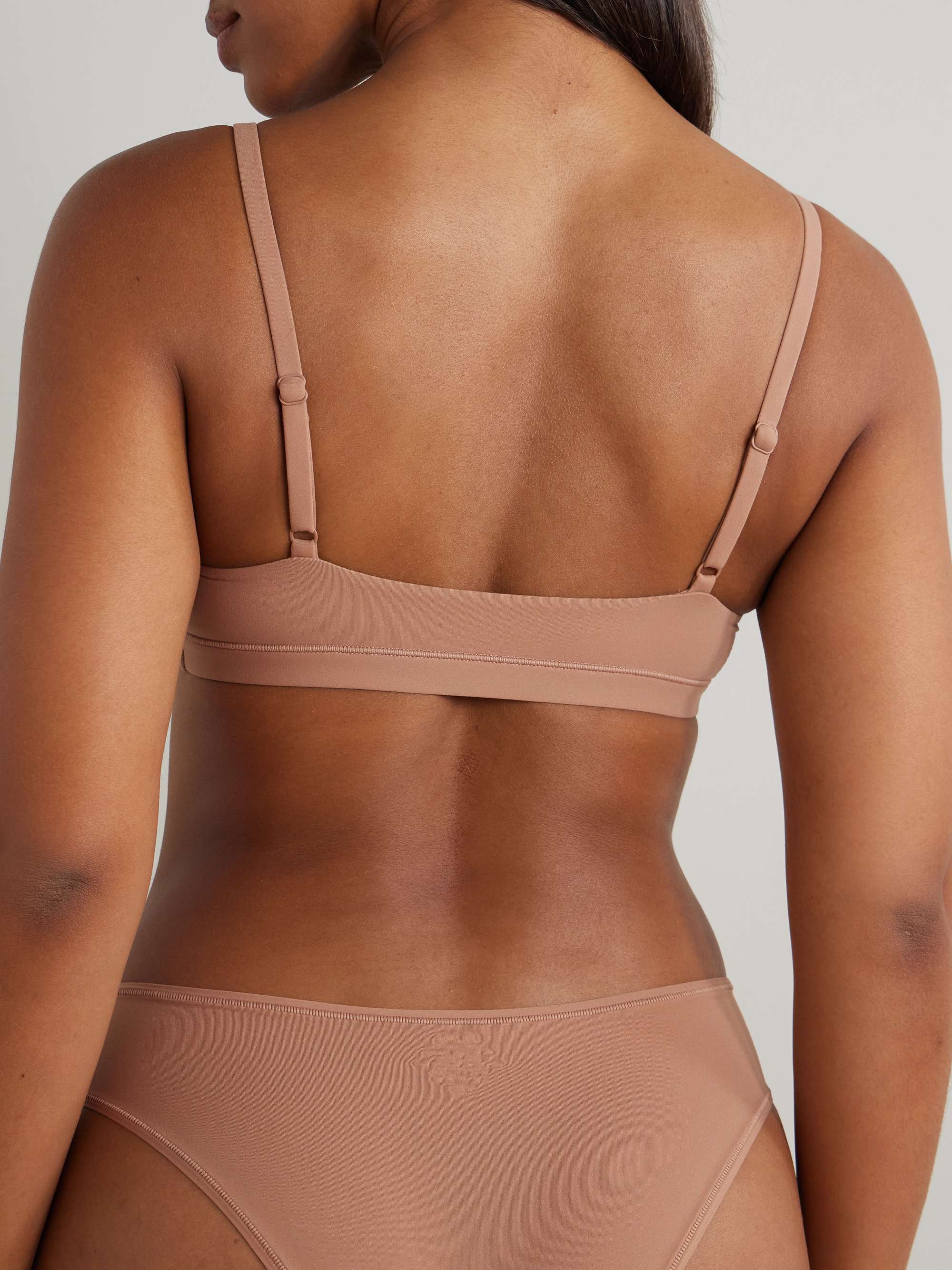 SKIMS Fits Everybody Scoop Neck bra - Onyx