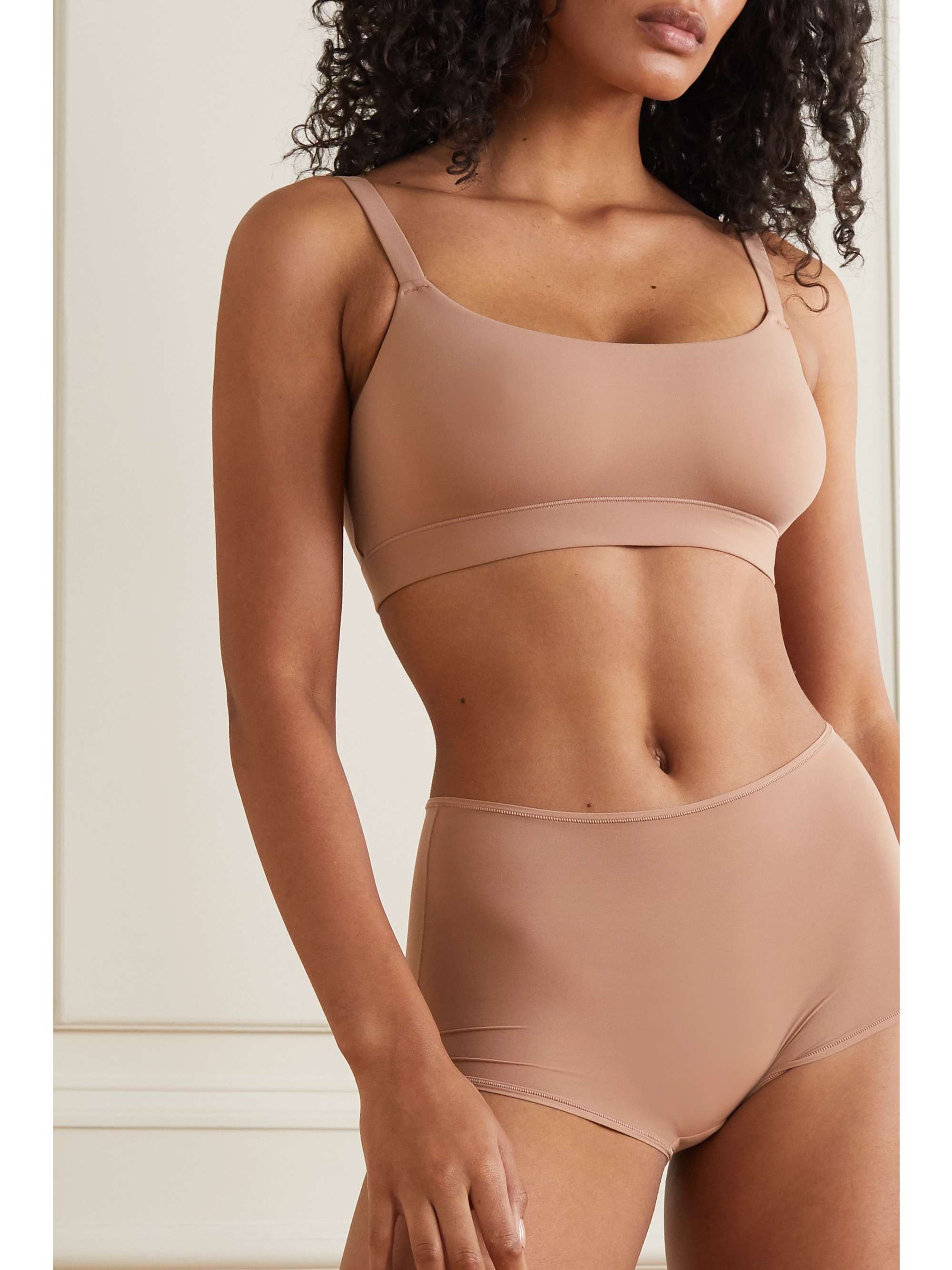 SKIMS Fits Everybody Scoop Neck Bralette - Sienna