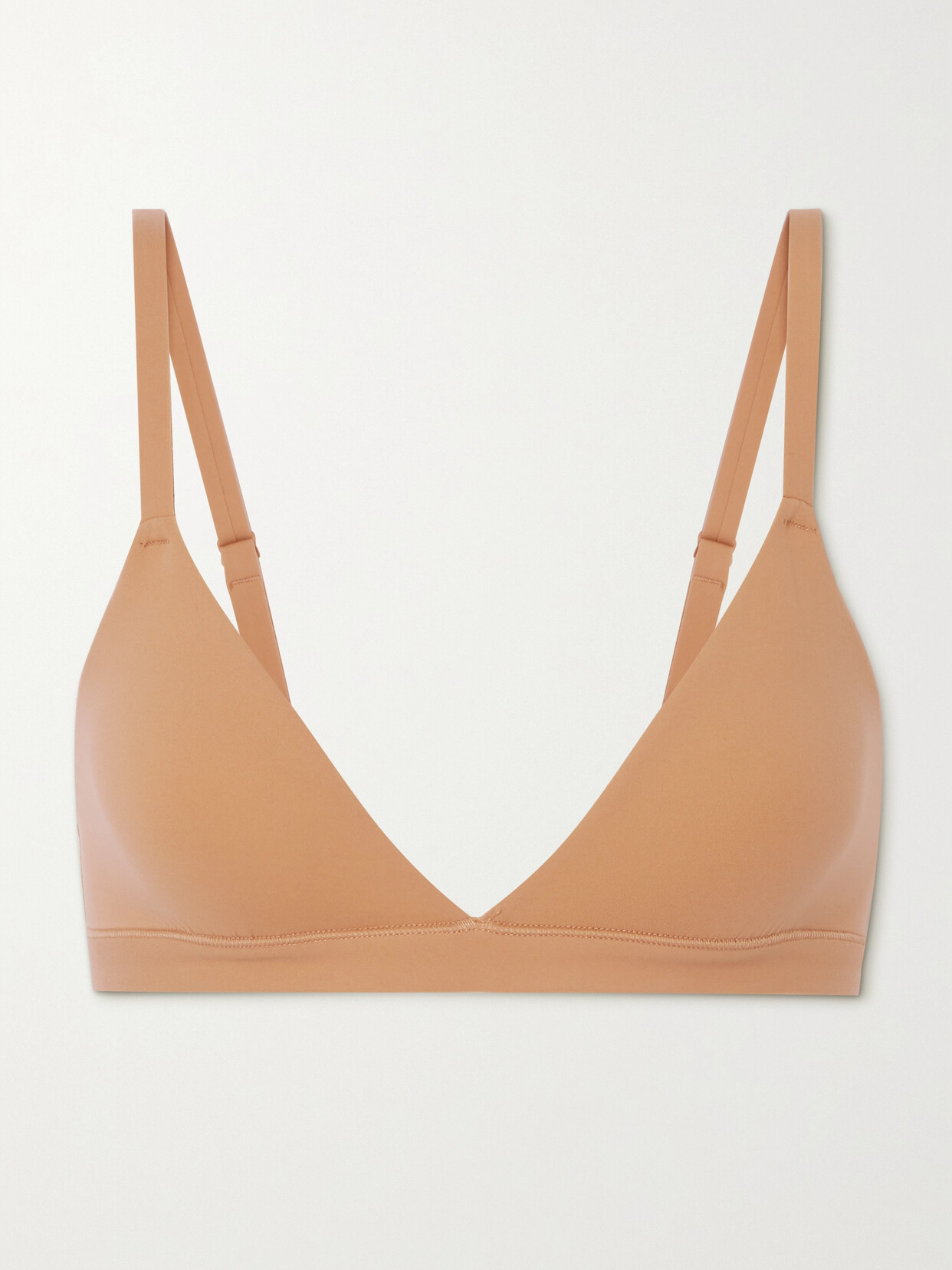 Skims Fits Everybody Triangle Bralette In Sienna