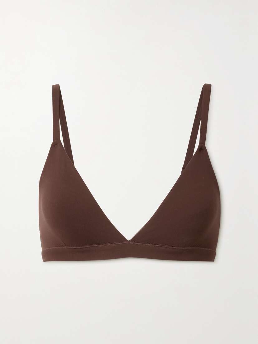 Skims Fits Everybody Triangle Bralette - Cocoa