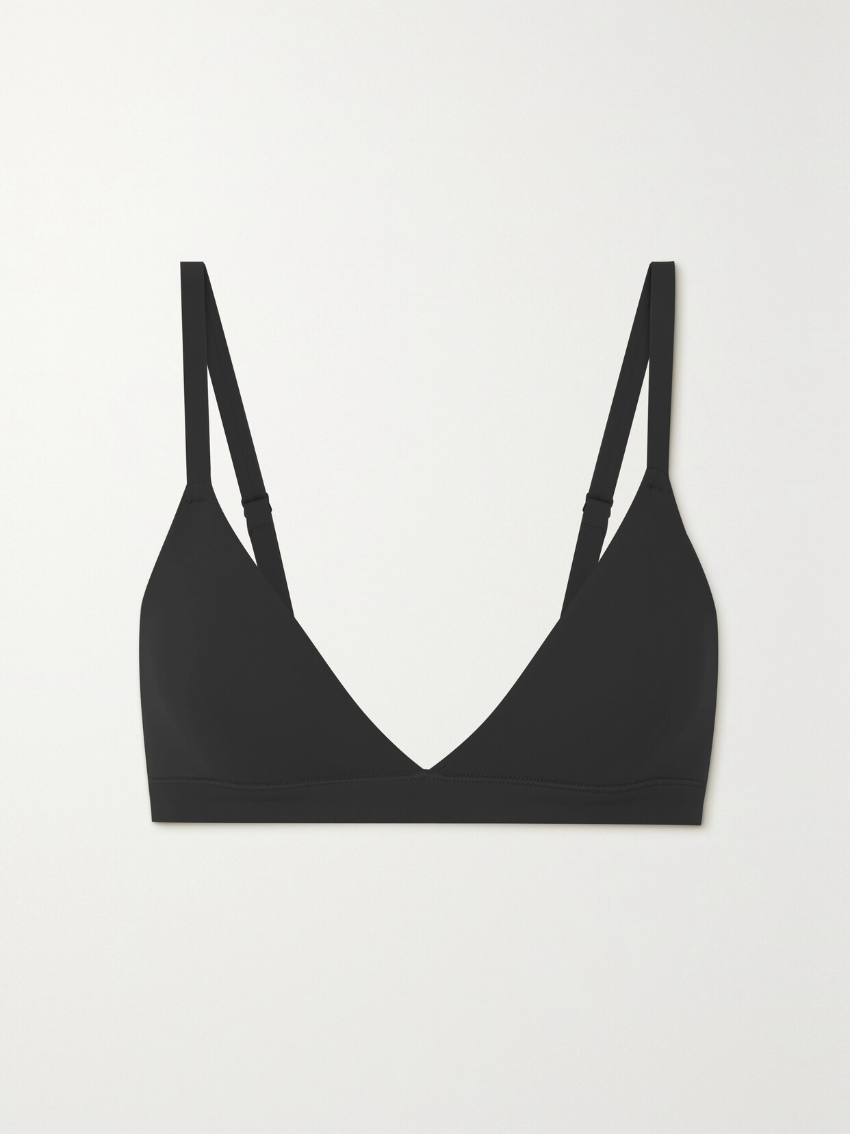 Skims Fits Everybody Triangle Bralette In Black