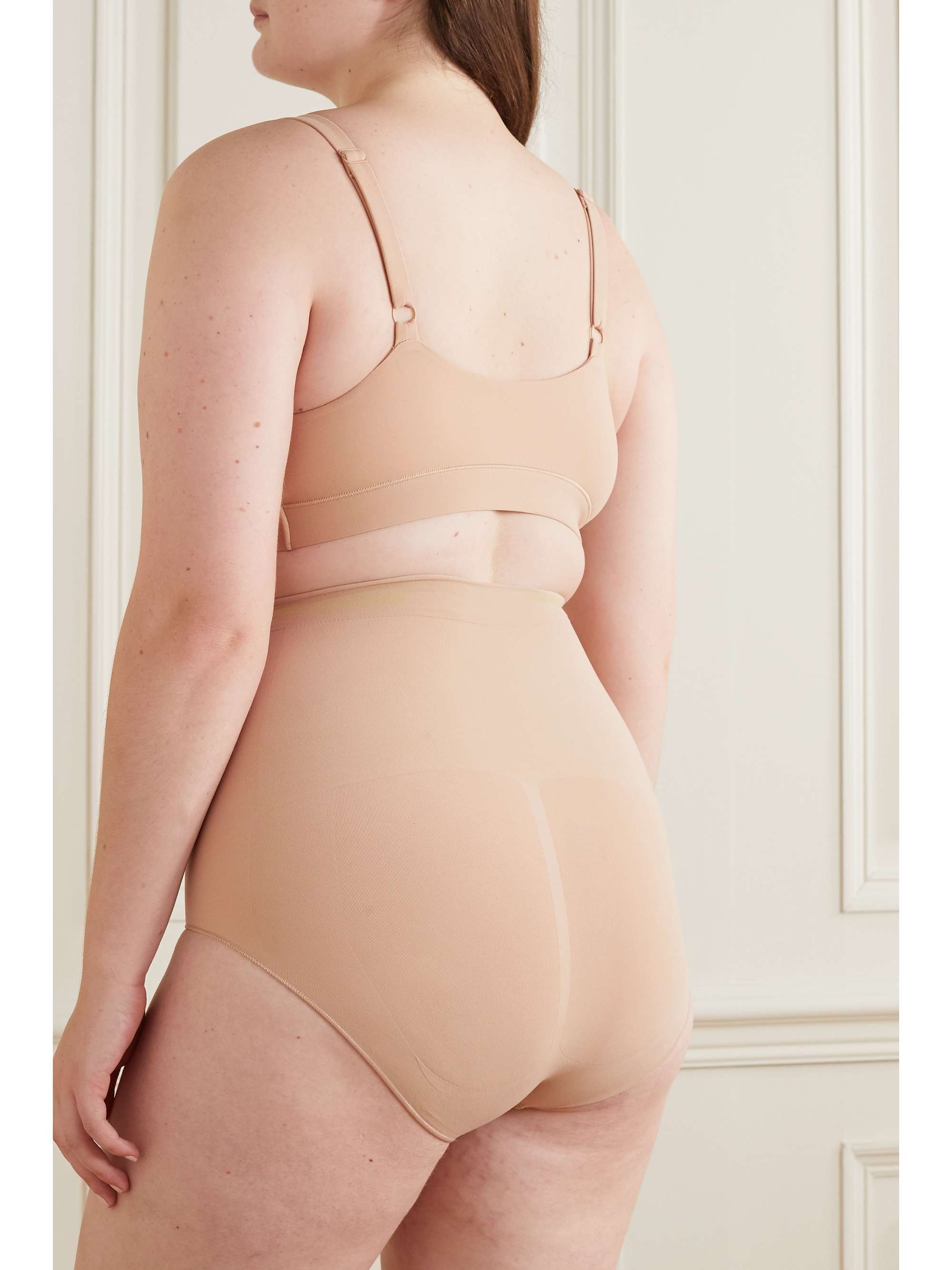 SKIMS Fits Everybody triangle bralette - Clay