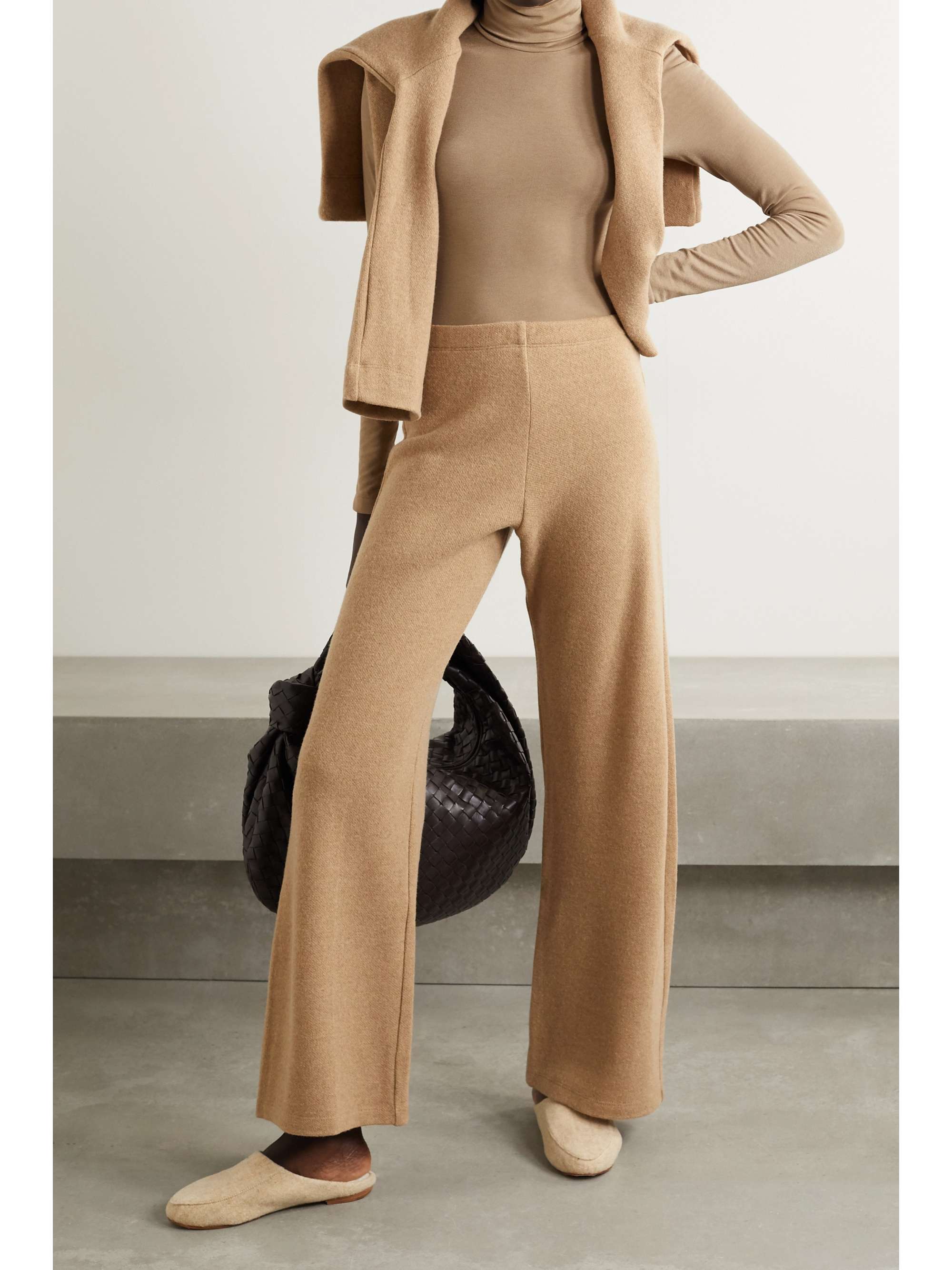 Sand Colorado stretch-jersey turtleneck 