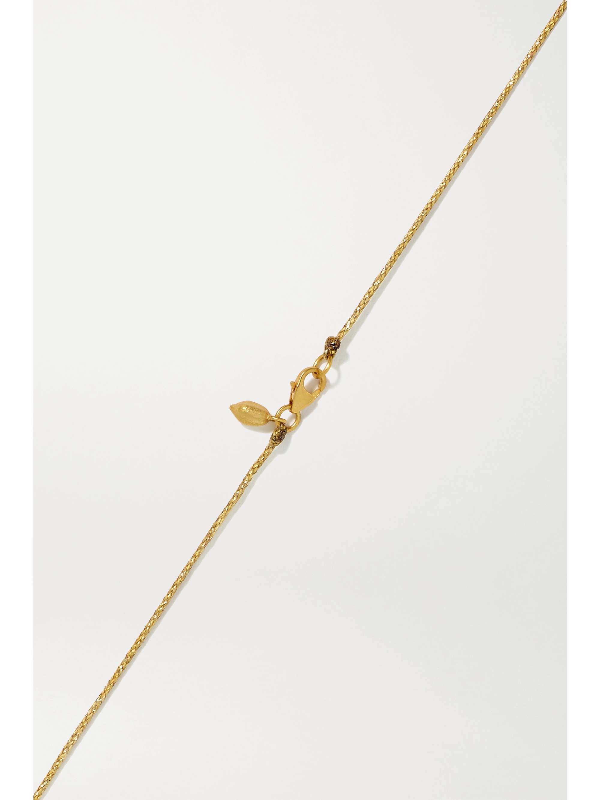 PIPPA SMALL 18-karat gold citrine necklace