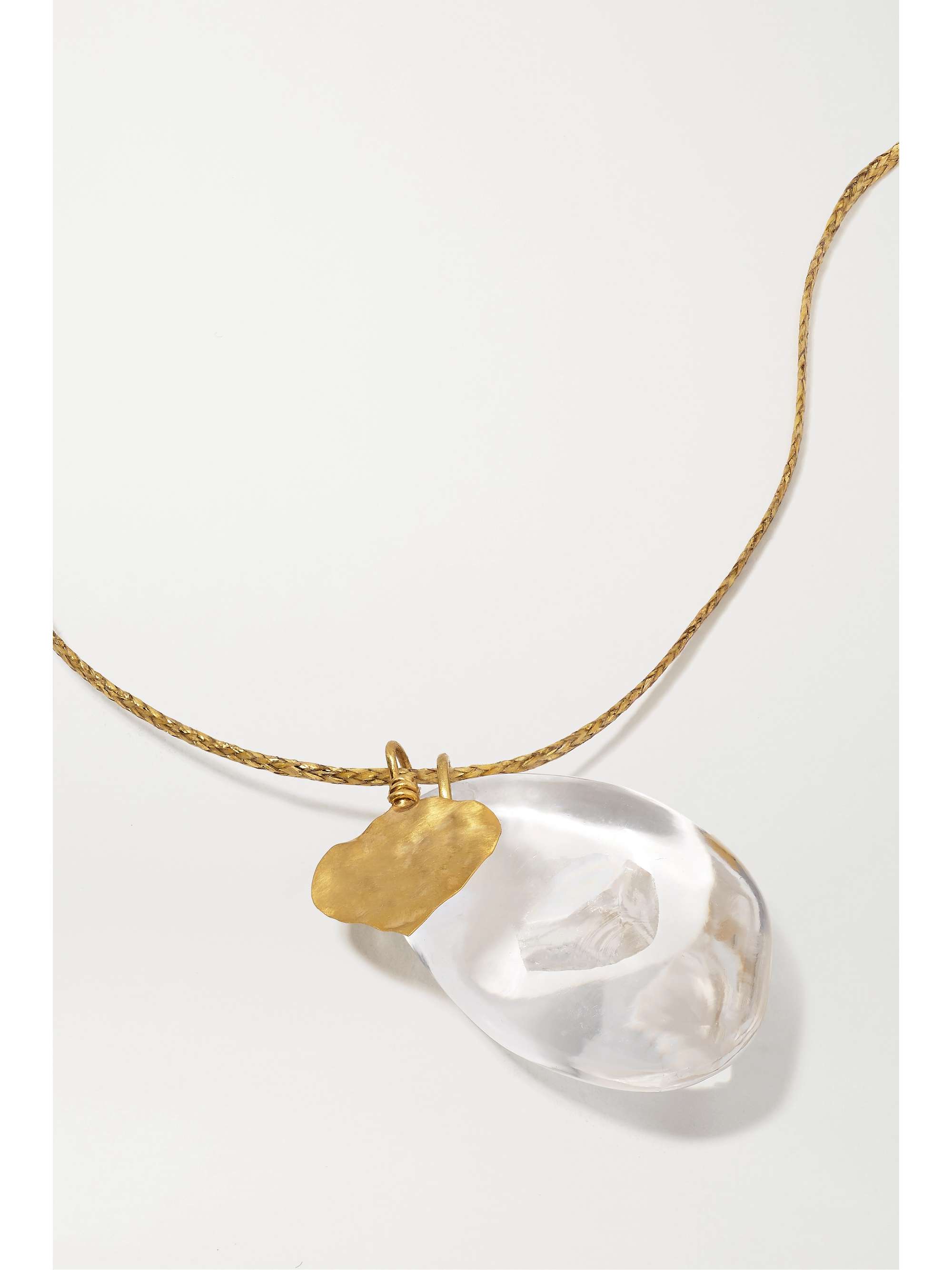 PIPPA SMALL 18-karat gold citrine necklace