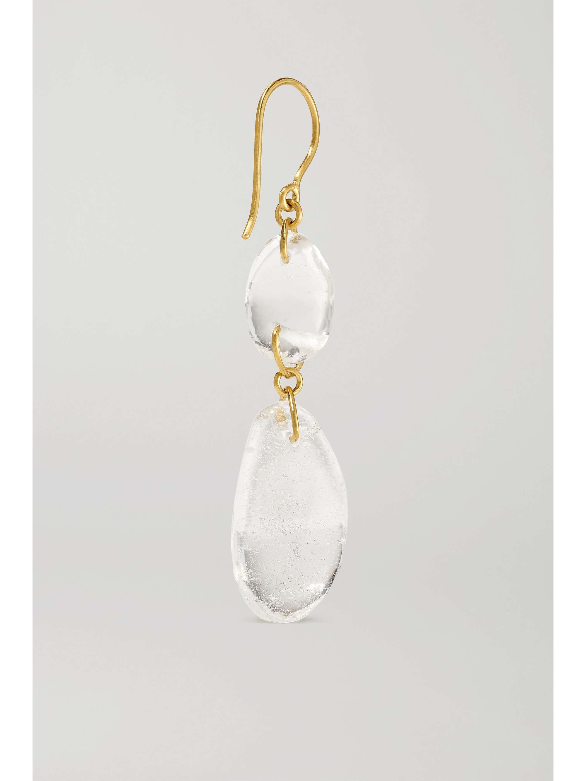 PIPPA SMALL Boucles d'oreilles en or 18 carats (750/1000) et cristaux