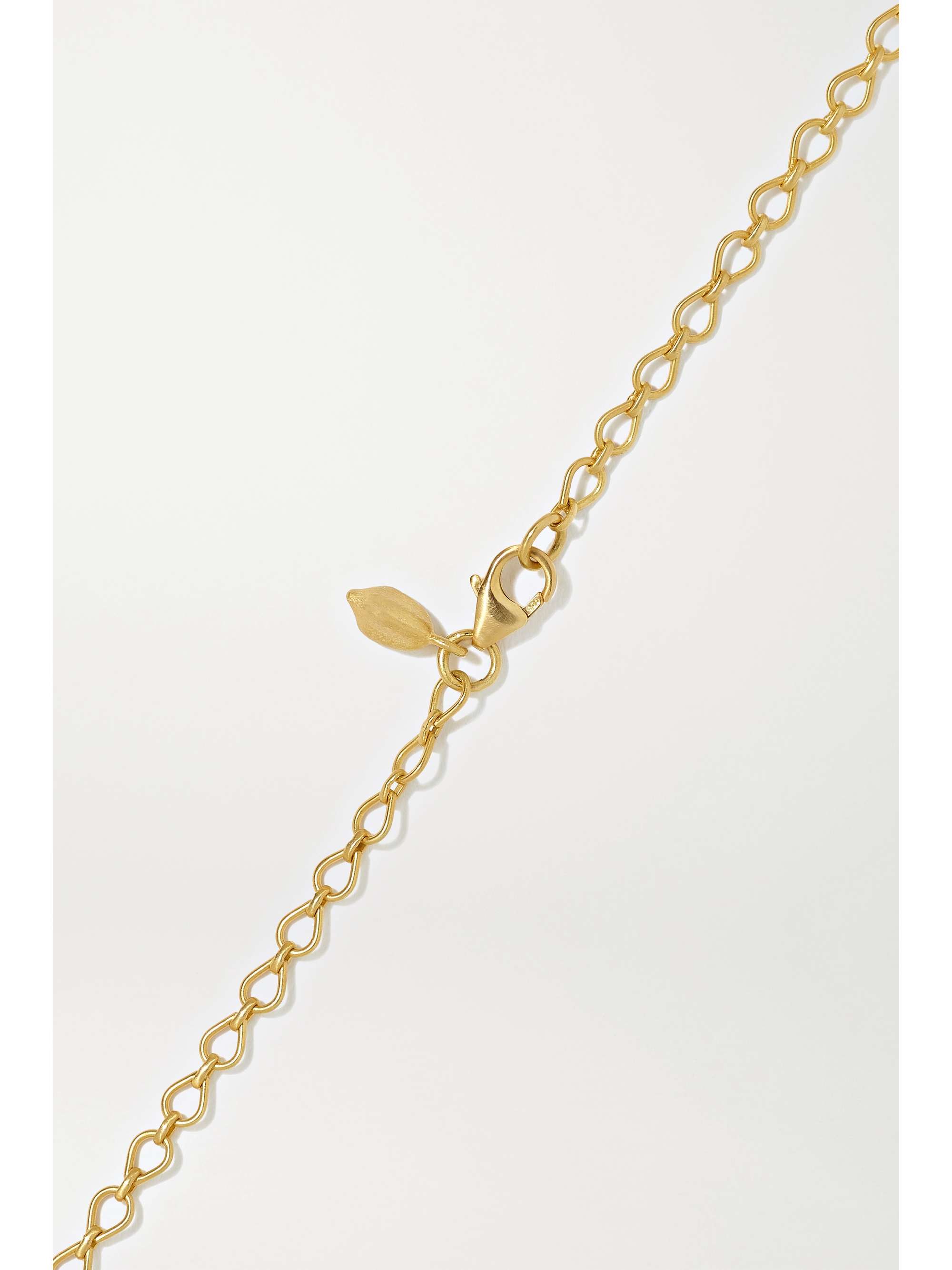 PIPPA SMALL 18-karat gold quartz necklace