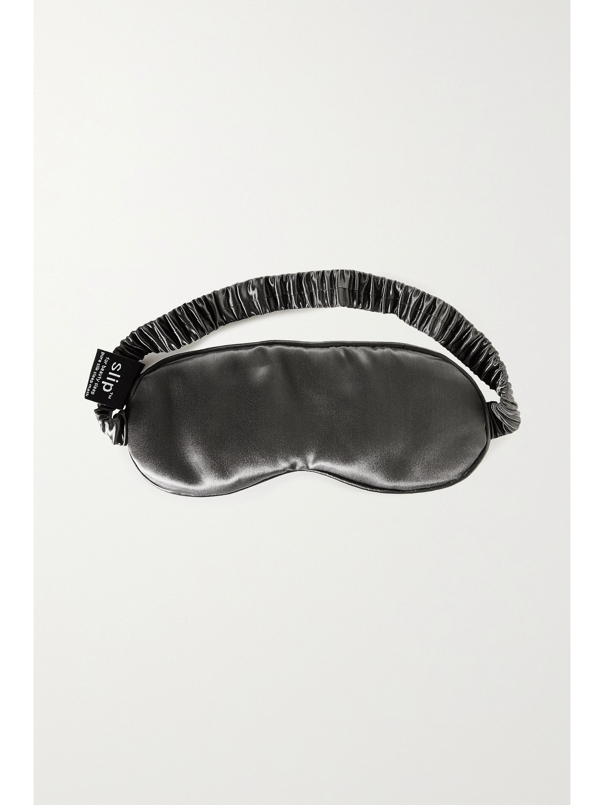 Charcoal Silk eye mask SLIP NETAPORTER