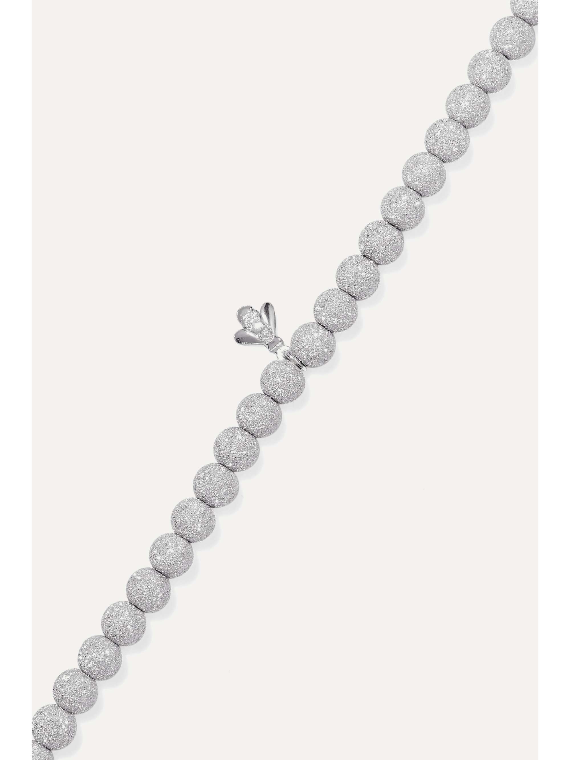 CAROLINA BUCCI Florentine 18-karat white gold necklace