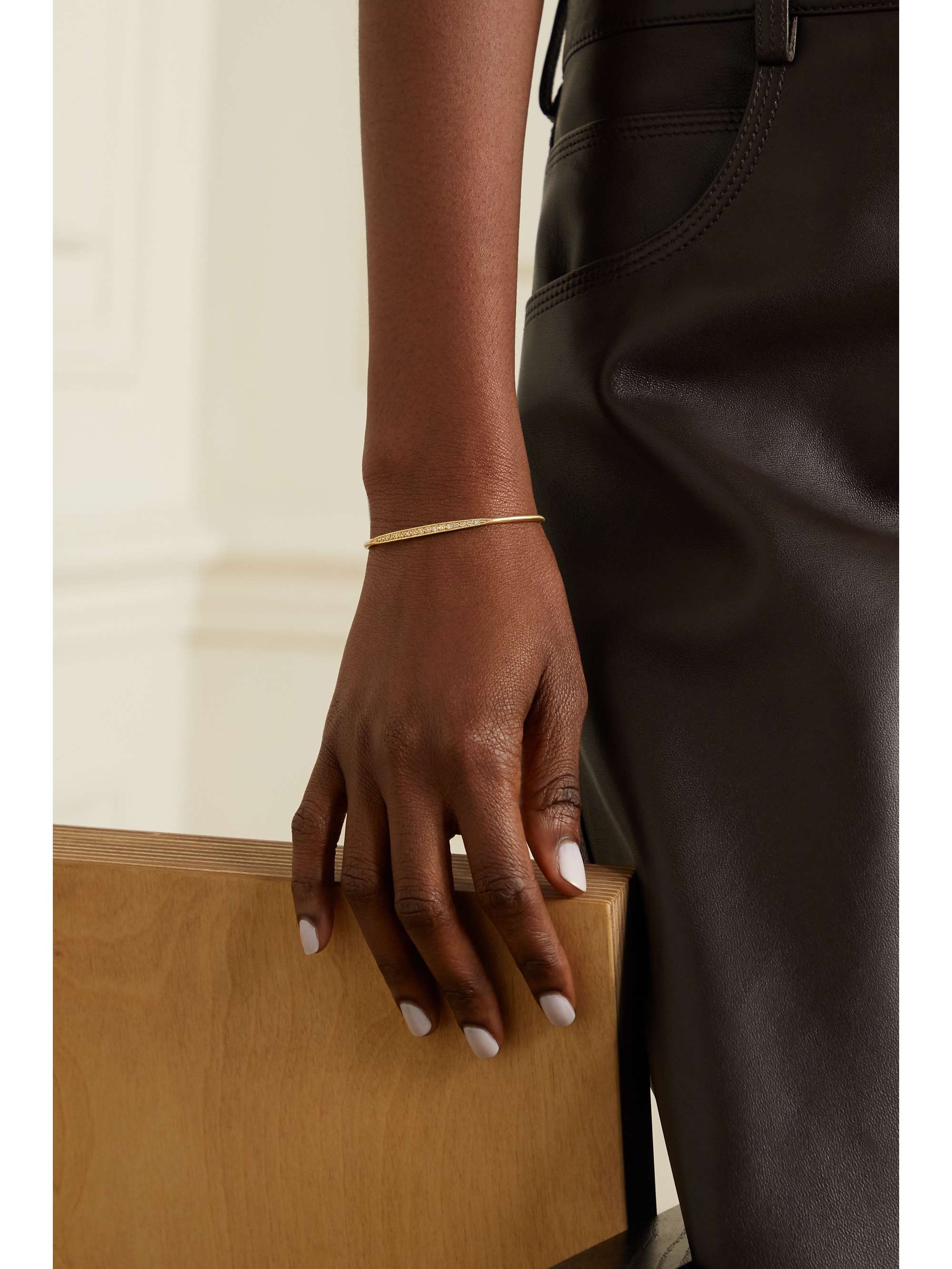 BROOKE GREGSON 14-karat gold diamond cuff