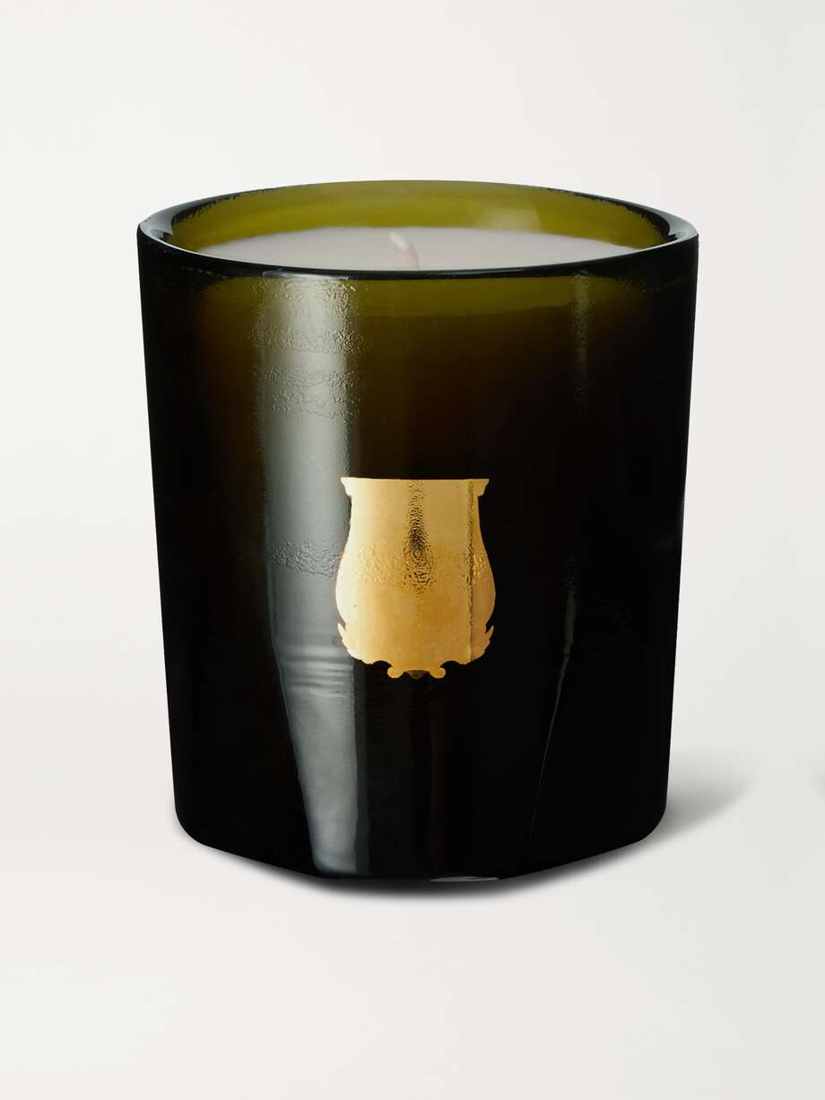 Chic Secret Santa Gift Ideas for every budget in 2023. A great secret santa gift under £40. Inspired by the Arabian Ouled Naïl tribe, the sweet Spearmint scent of Cire Trudon's 'Abd El Kader' candle calls to mind the aroma of hot tea. Ginger, Clove, Jasmine and Vanilla give the refreshing fragrance a warm depth. The vegetable-based wax is housed in a hand-blown green glass vessel, adorned with the brand's signature gold plaque.