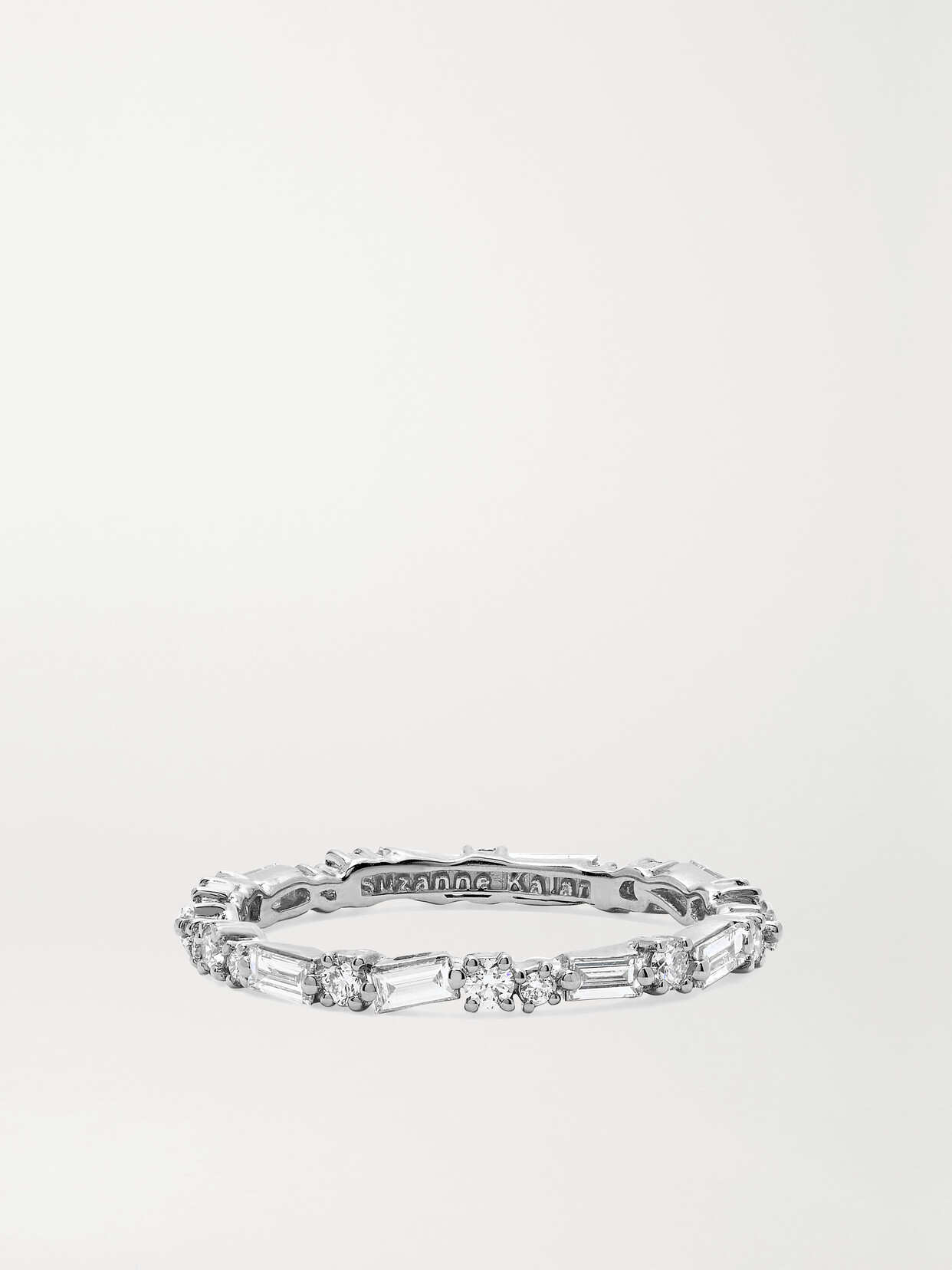 Suzanne Kalan 18-karat White Gold Diamond Ring