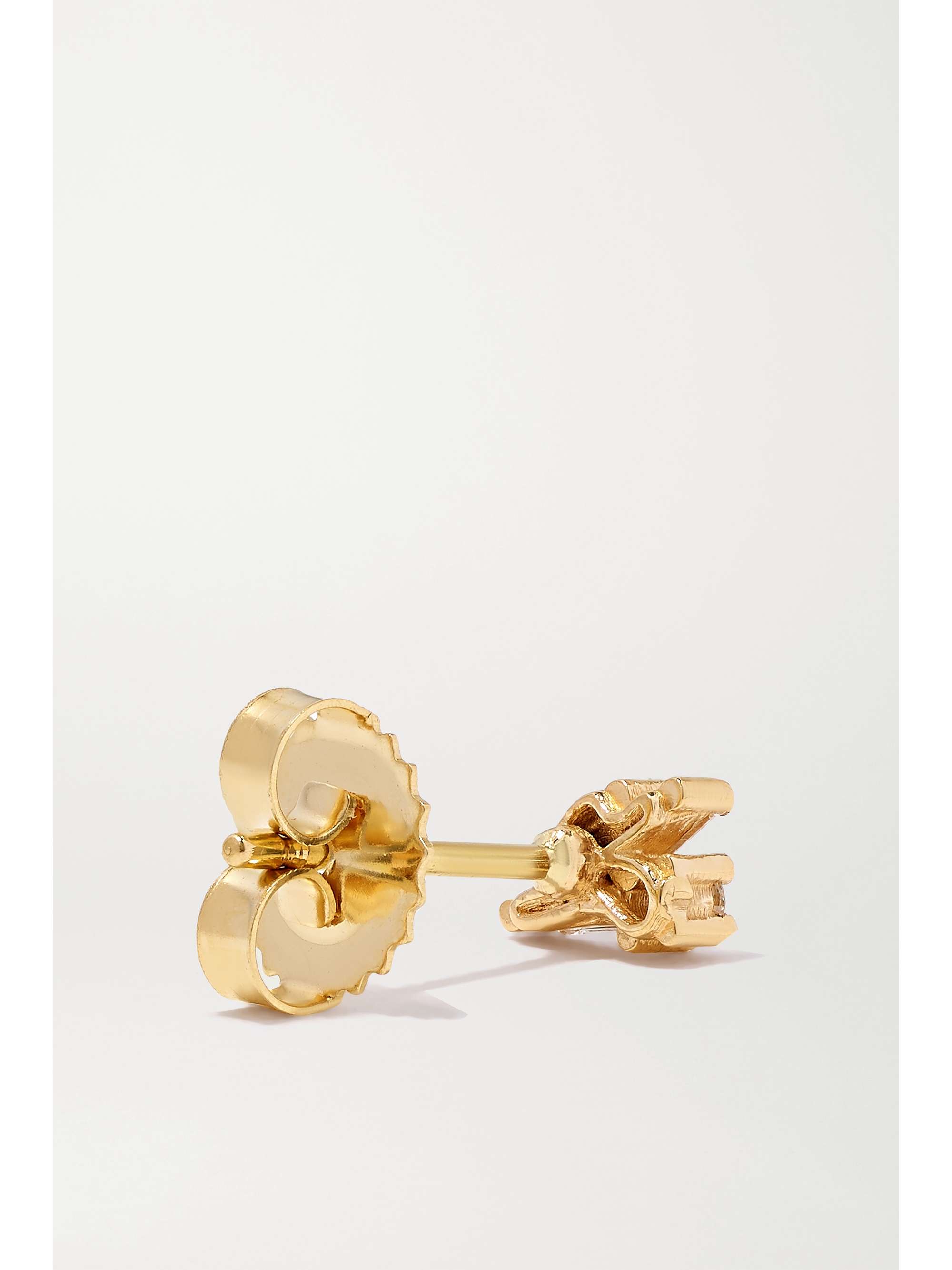 SUZANNE KALAN 18-karat gold diamond earrings