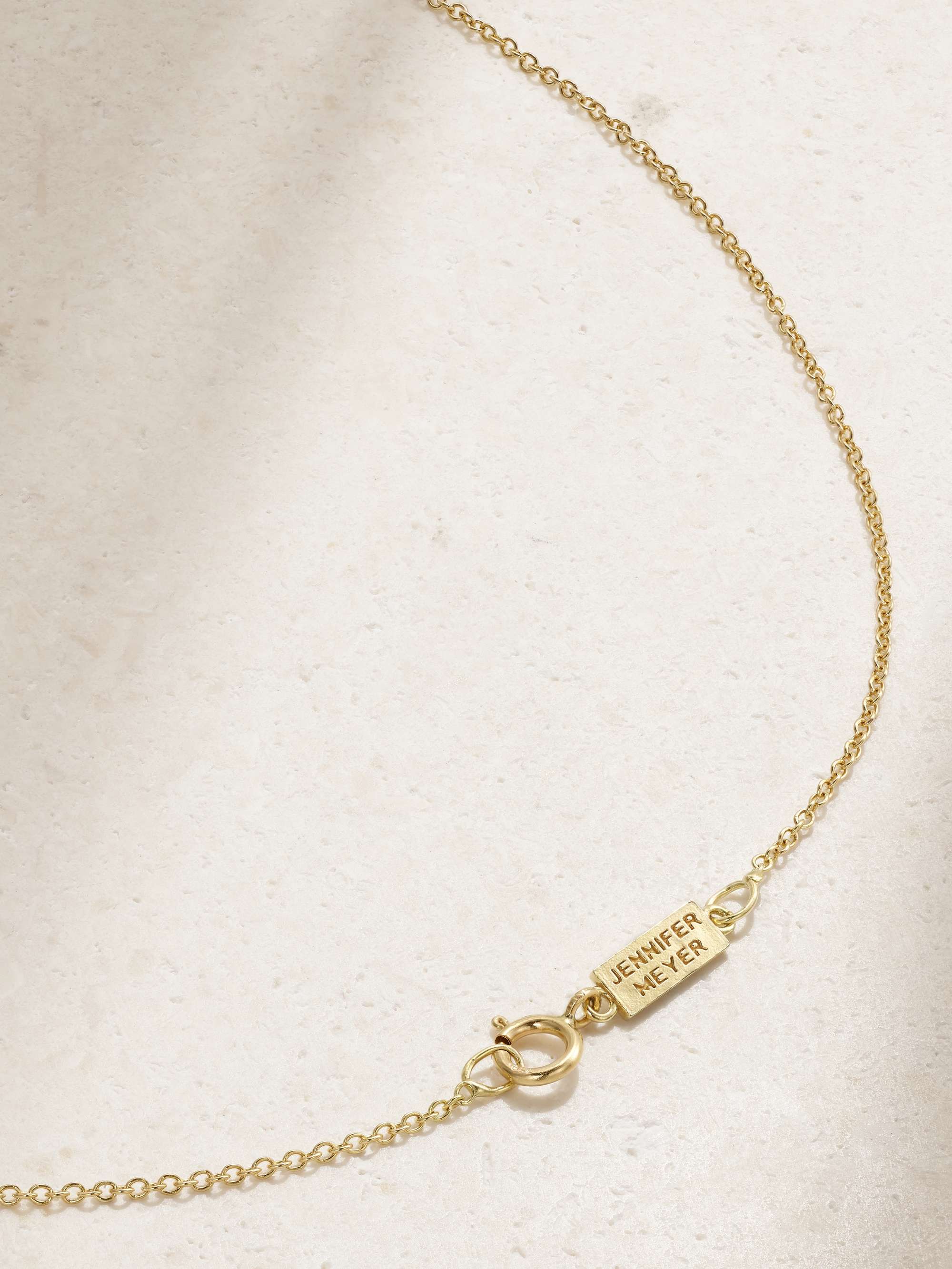 JENNIFER MEYER Love 18K 黄金钻石项链