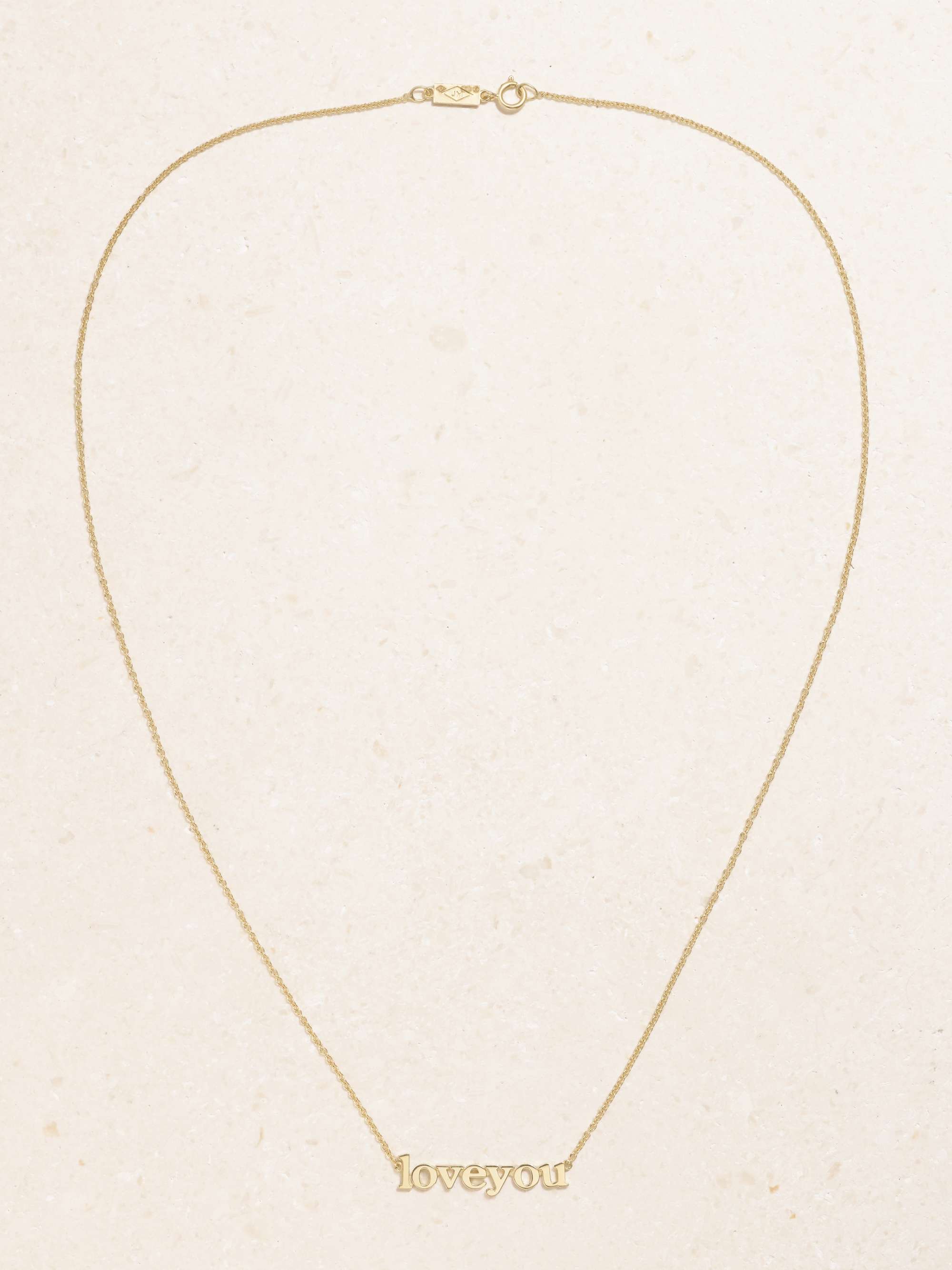 JENNIFER MEYER Love 18K 黄金钻石项链