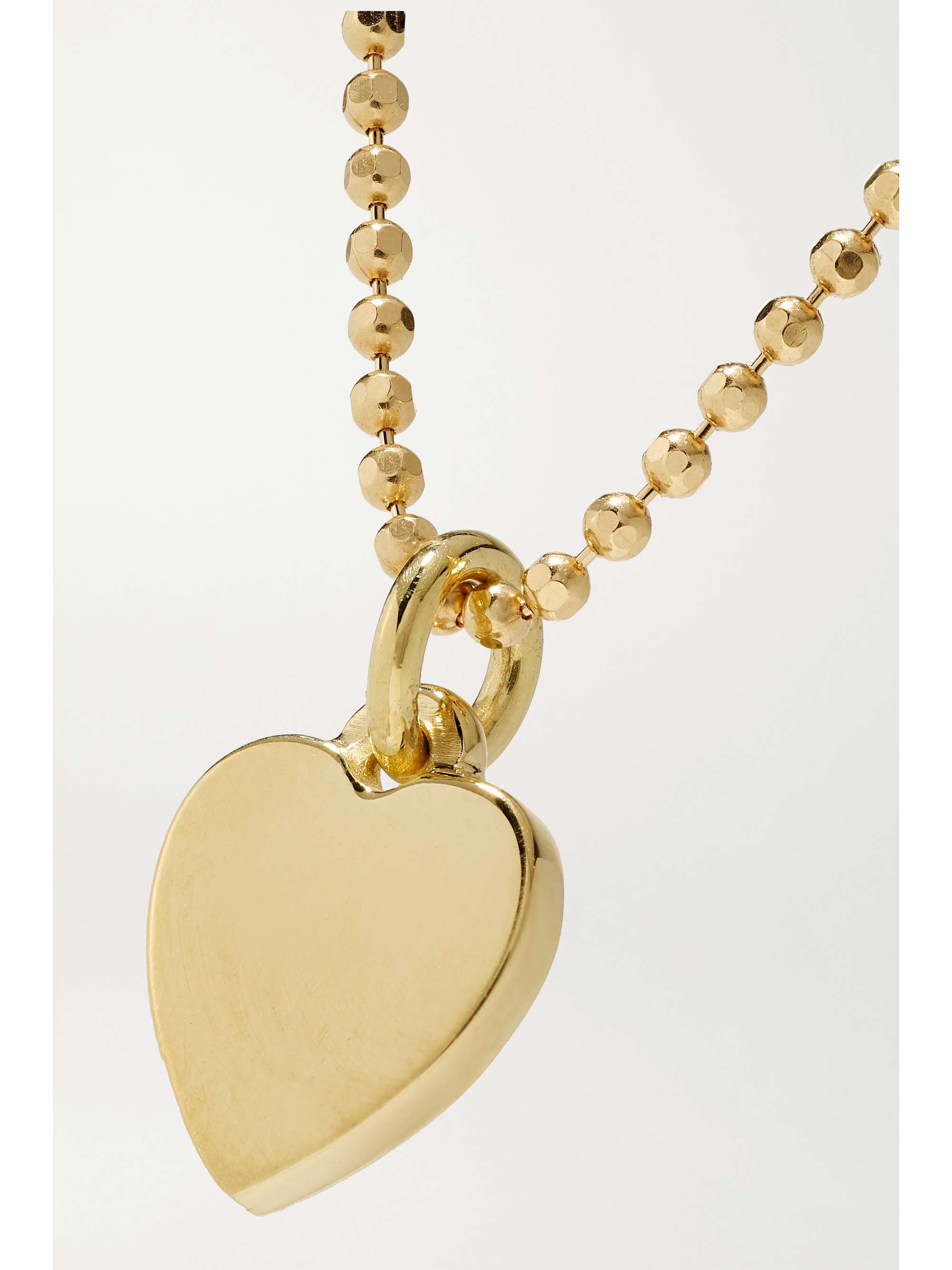 JENNIFER MEYER Heart 18-karat gold necklace