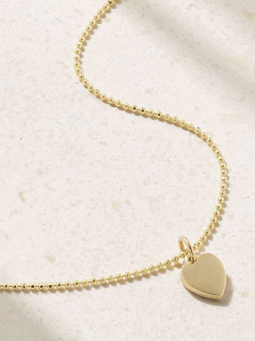 Jennifer Meyer Heart 18-karat Gold Necklace