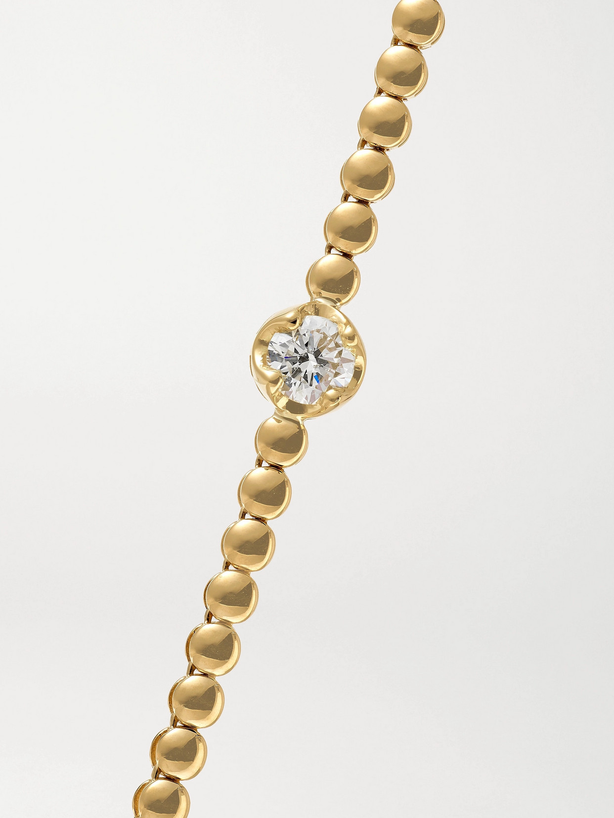 Jennifer Meyer 18-karat Gold Diamond Necklace In Gold