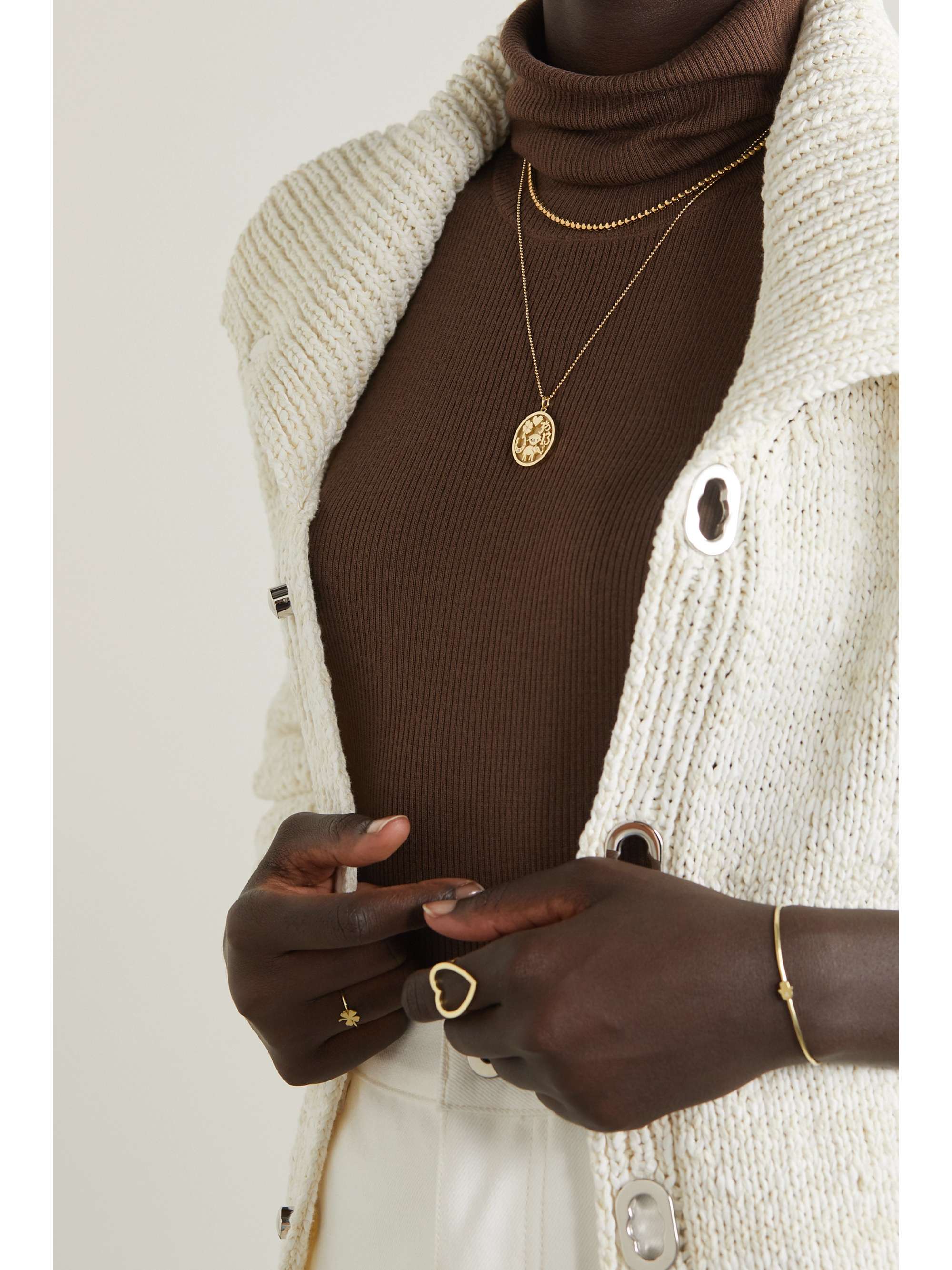 JENNIFER MEYER 18-karat gold necklace