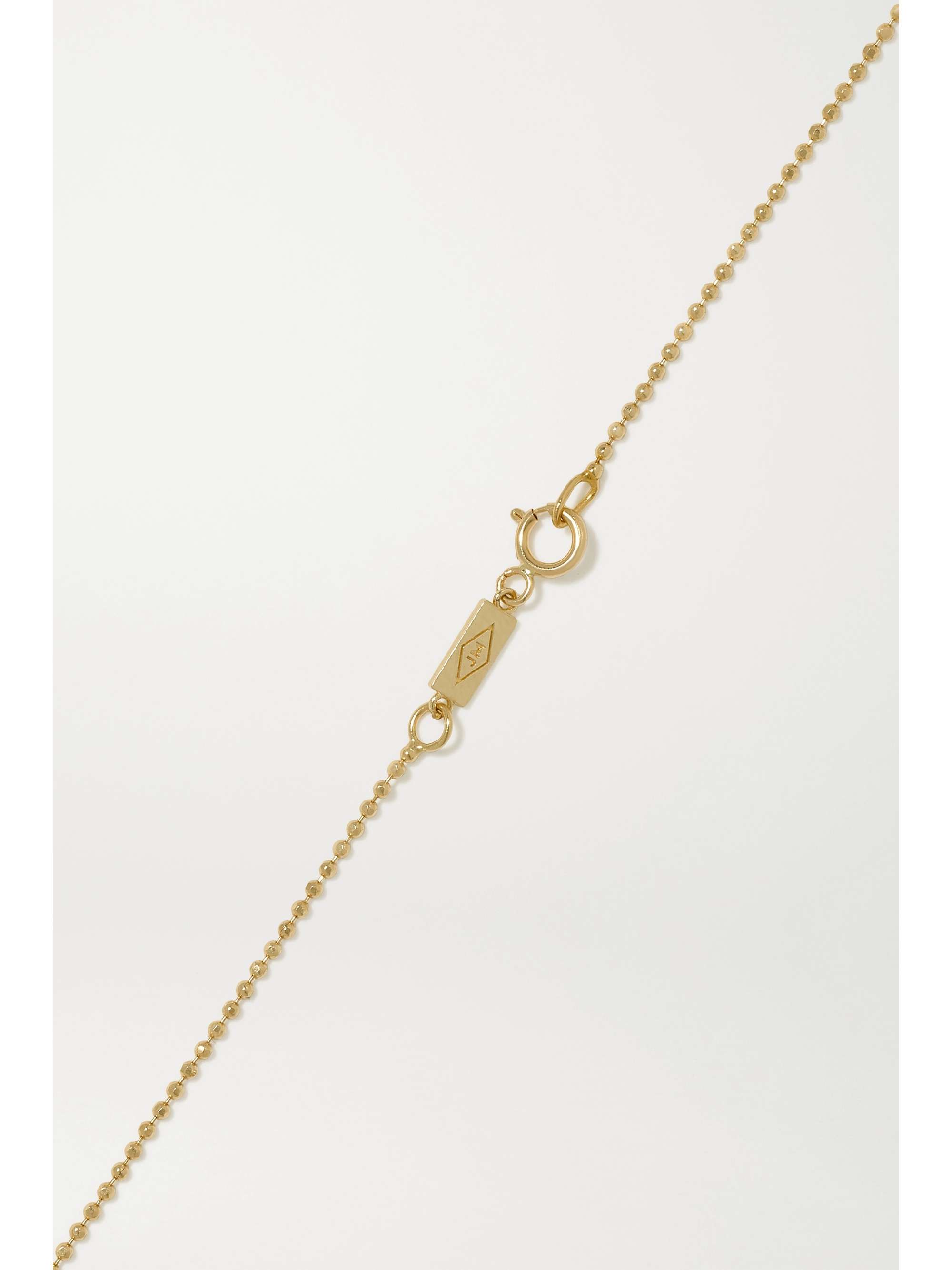 JENNIFER MEYER Heart 18-karat gold diamond necklace