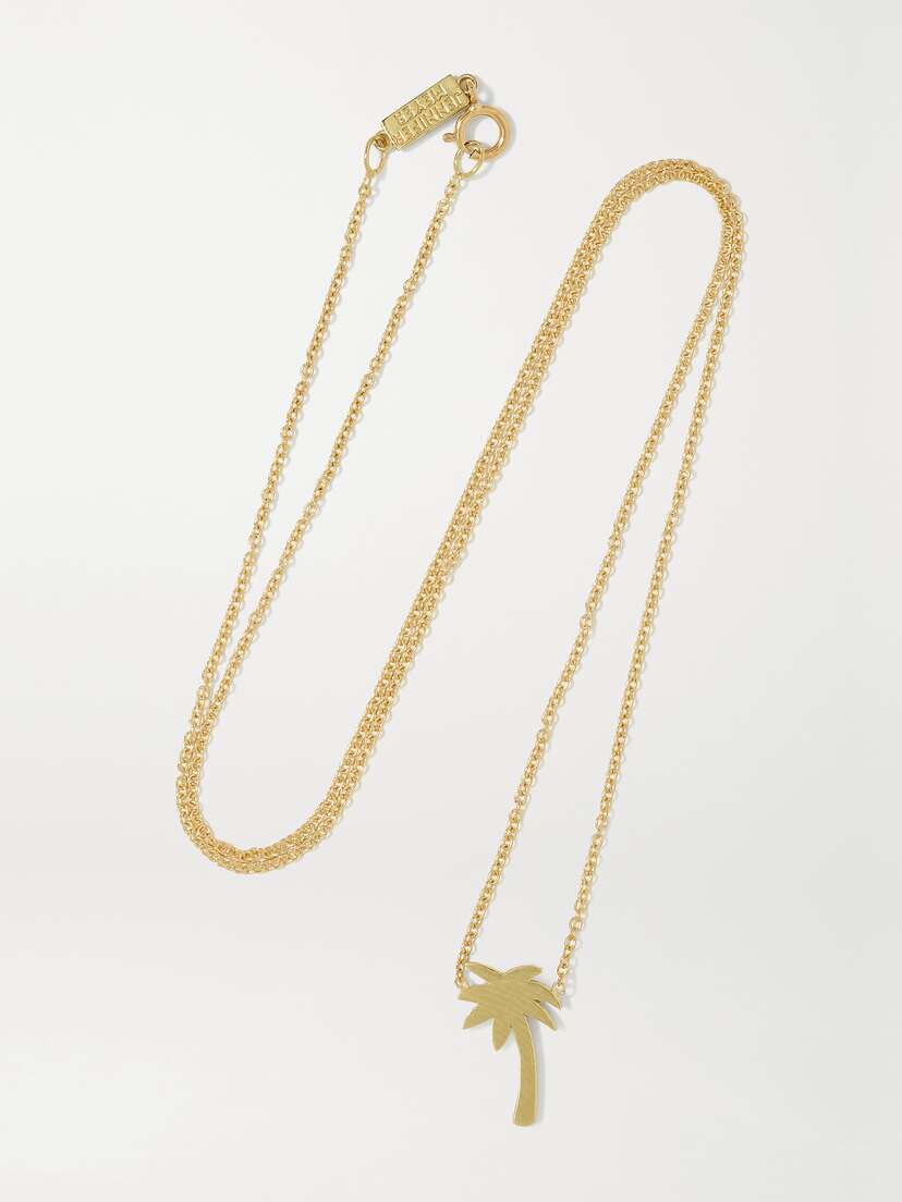 Jennifer Meyer Mini Palm Tree 18-karat Gold Necklace