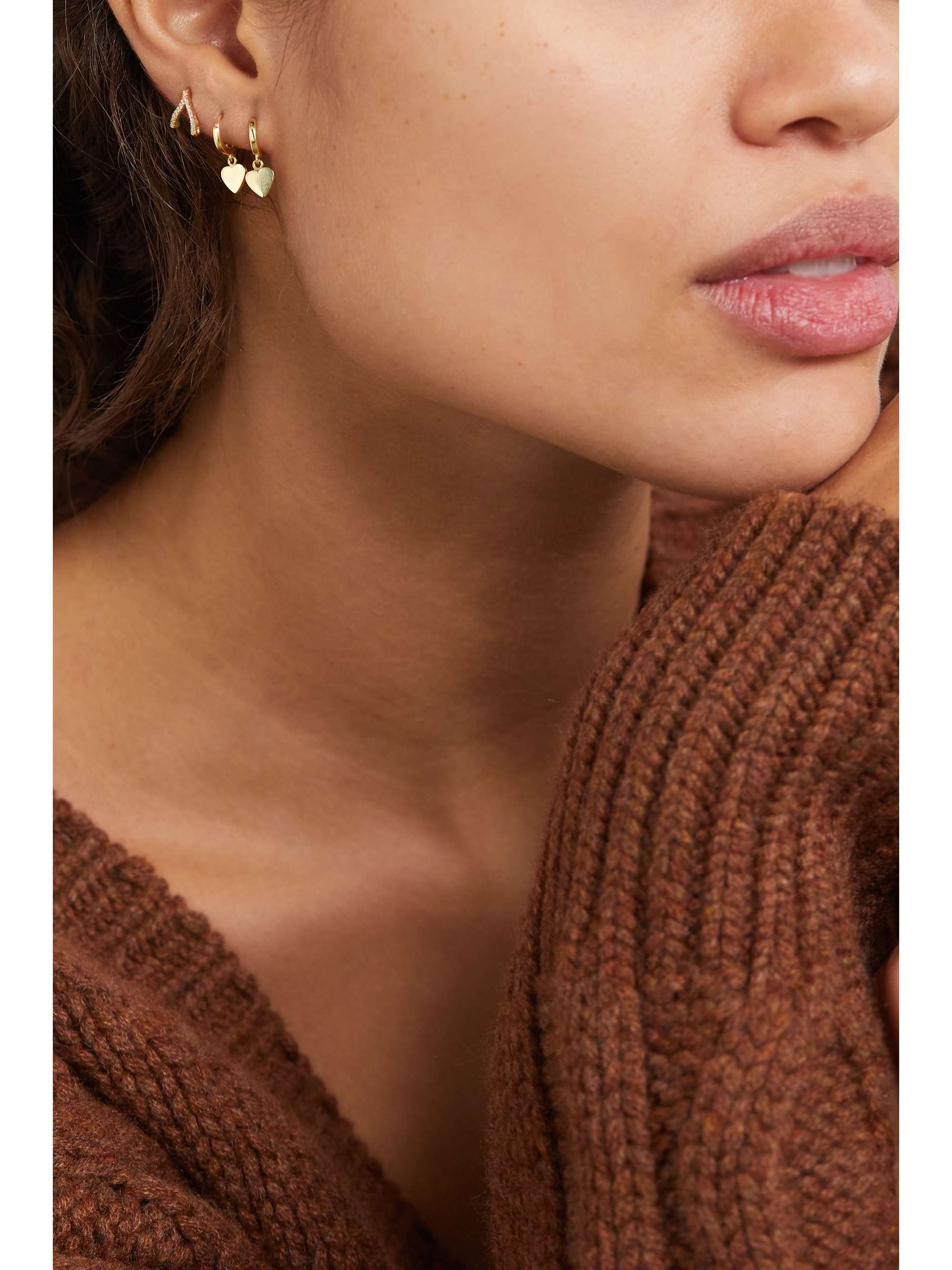 JENNIFER MEYER 18-karat gold hoop earrings
