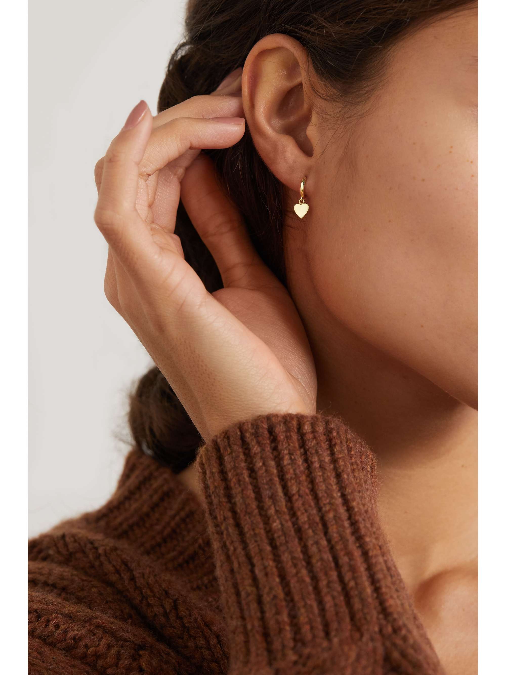 JENNIFER MEYER 18-karat gold hoop earrings