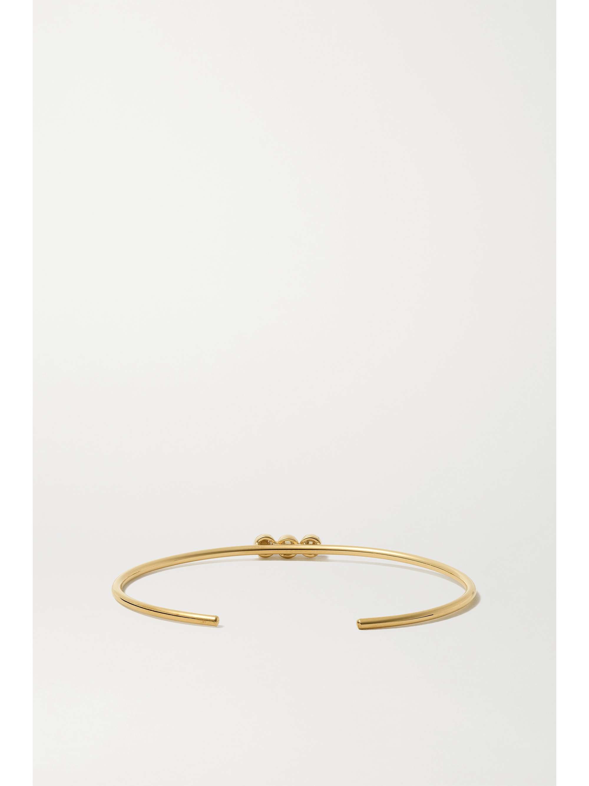 JENNIFER MEYER 18-karat gold diamond cuff