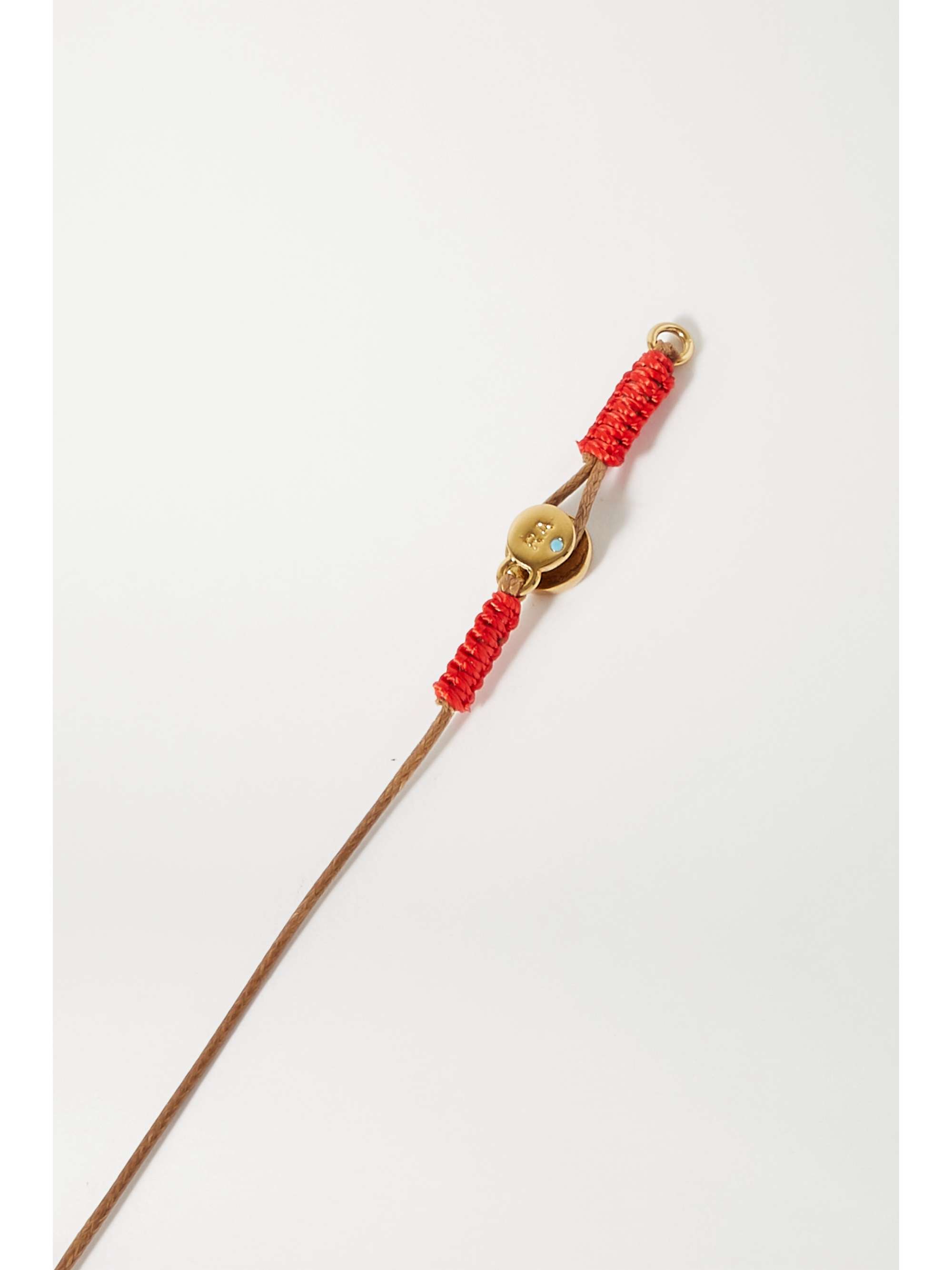 ROXANNE ASSOULIN Candy DIY cord, enamel and gold-tone necklace kit