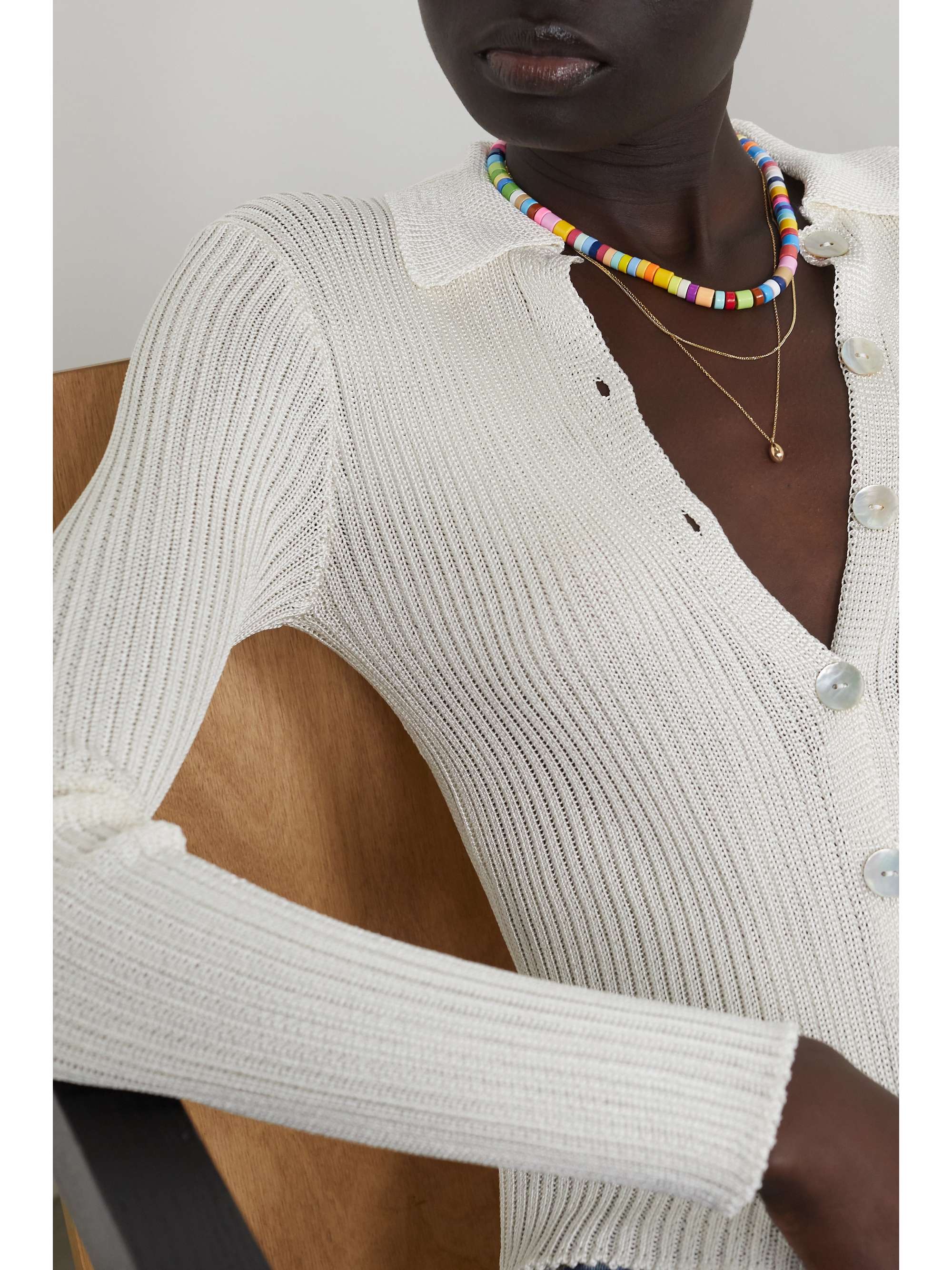 ROXANNE ASSOULIN Candy DIY cord, enamel and gold-tone necklace kit