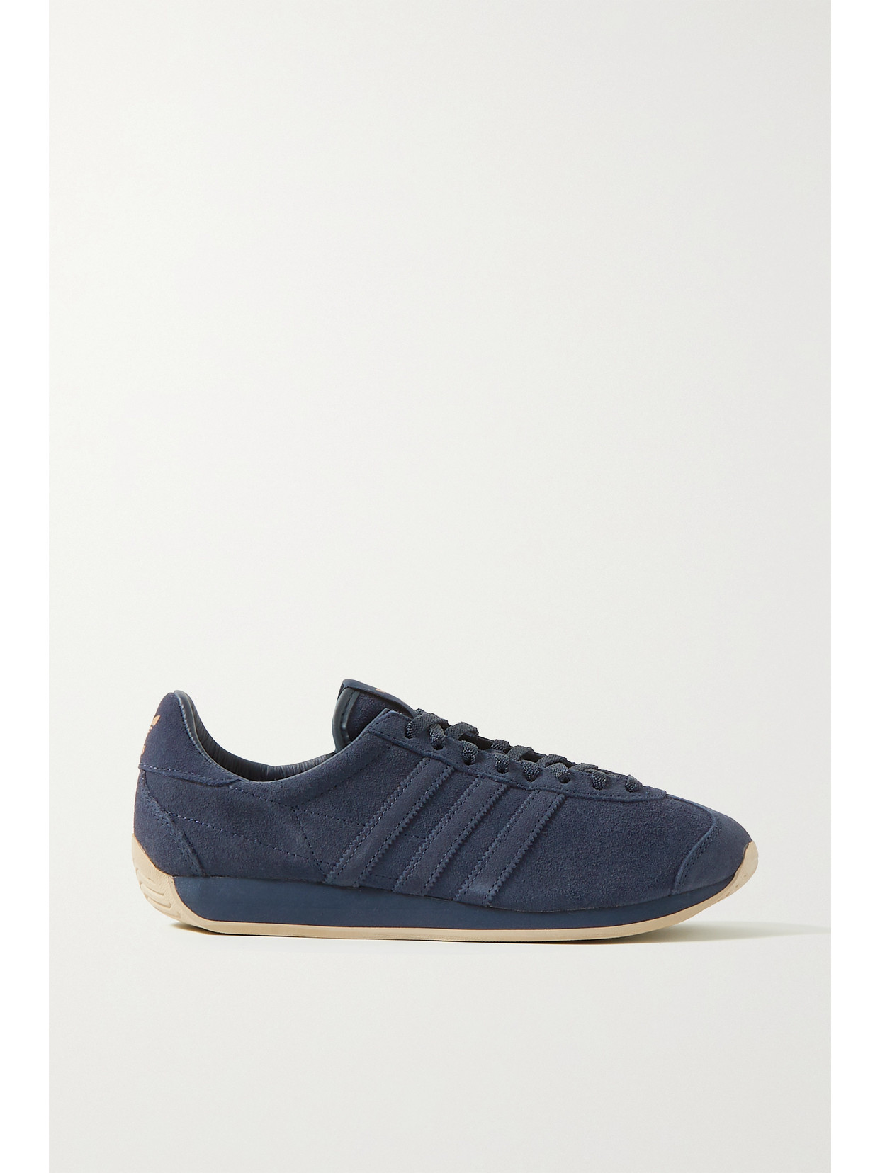 Khaite + Adidas Originals Suede Sneakers In Navy