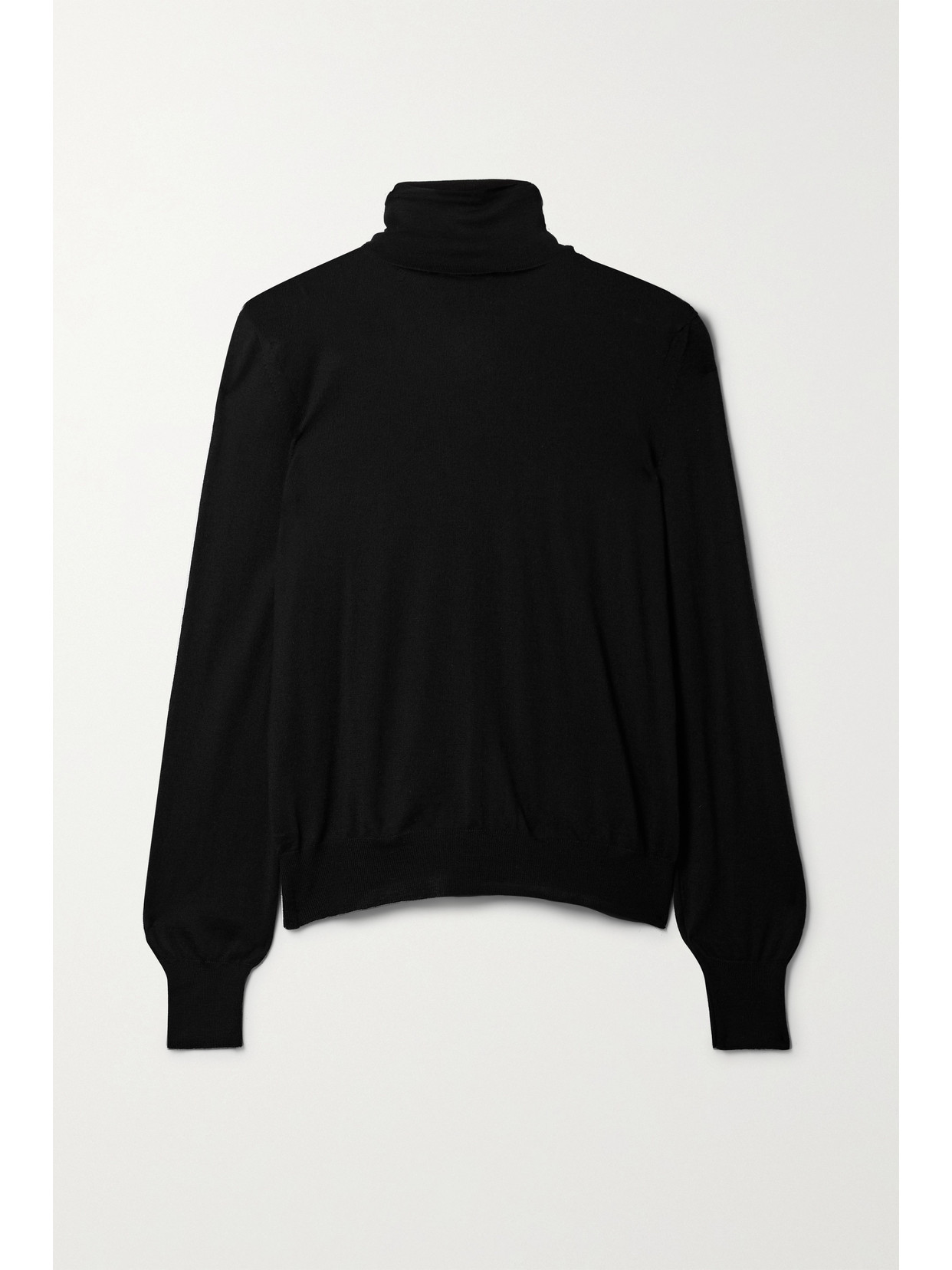 The Row Lambeth Cashmere Turtleneck Sweater In Black