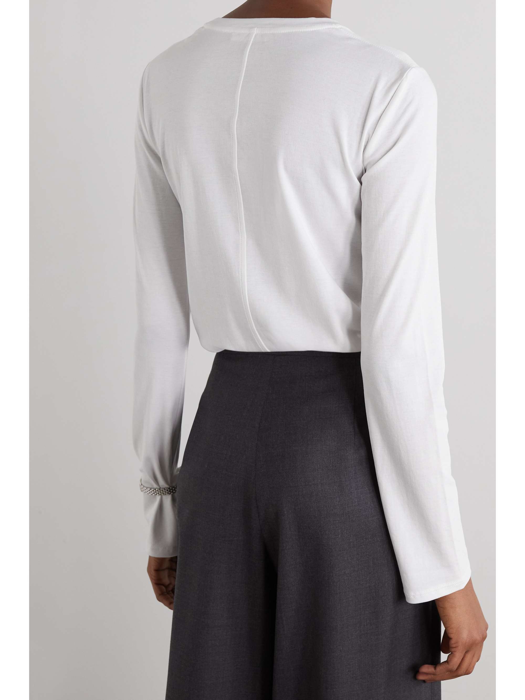 THE ROW Sherman cotton-jersey top