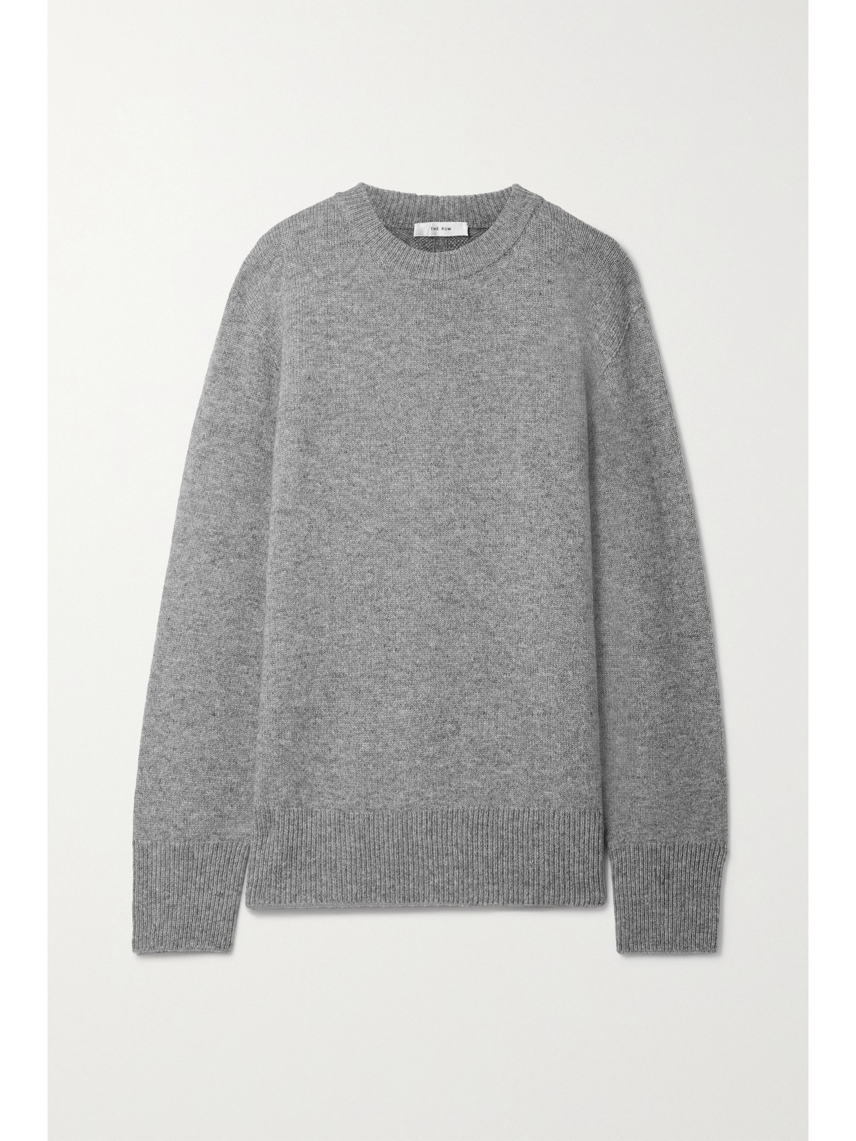 Shop The Row Essentials Sibem Wool And Cashmere-blend Sweater In Gray