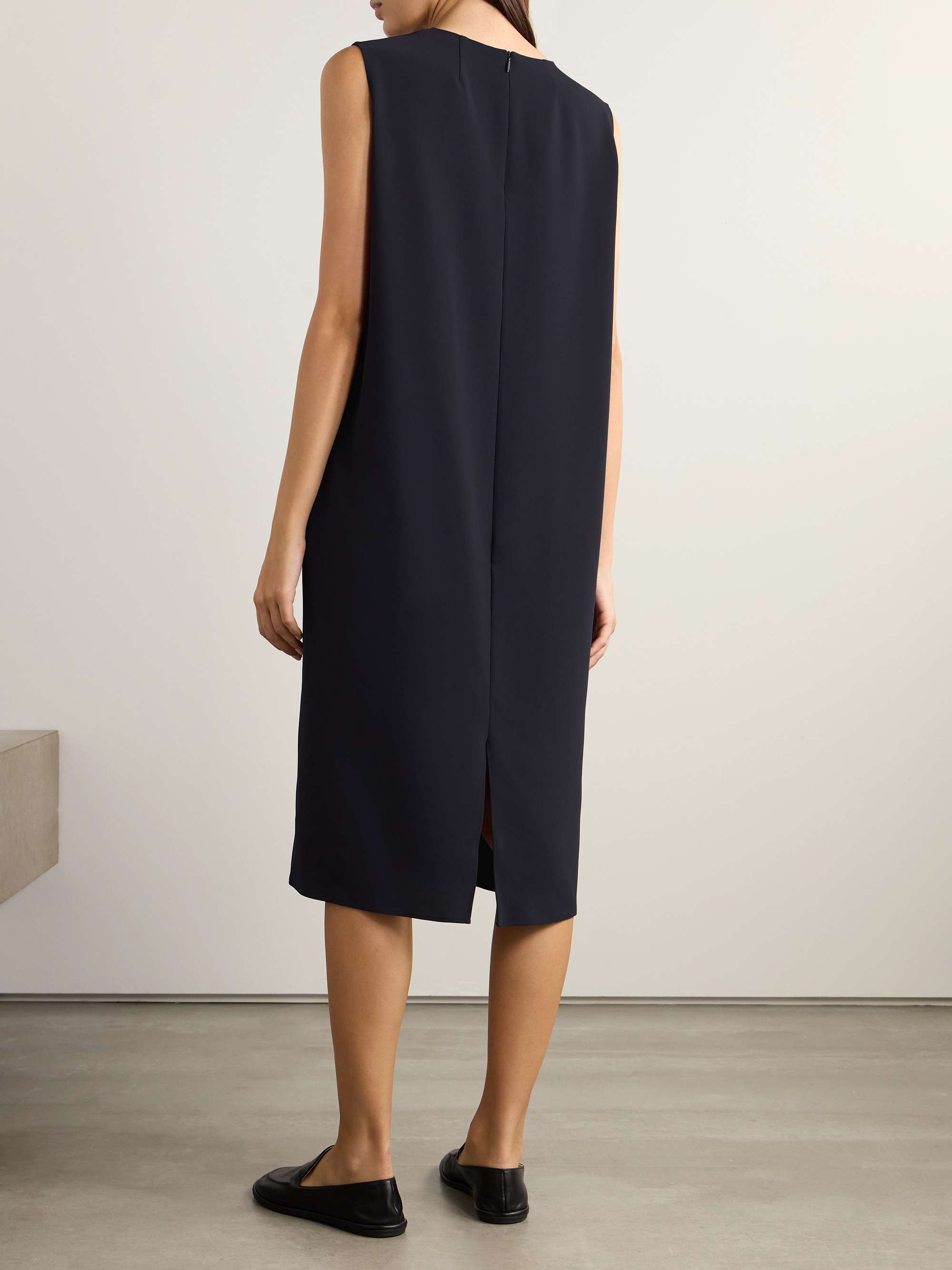 THE ROW Mirna crepe midi dress