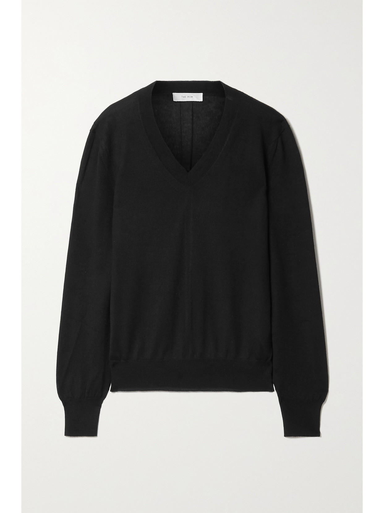 Shop The Row Essentials Stockwell Cashmere Sweater In Black