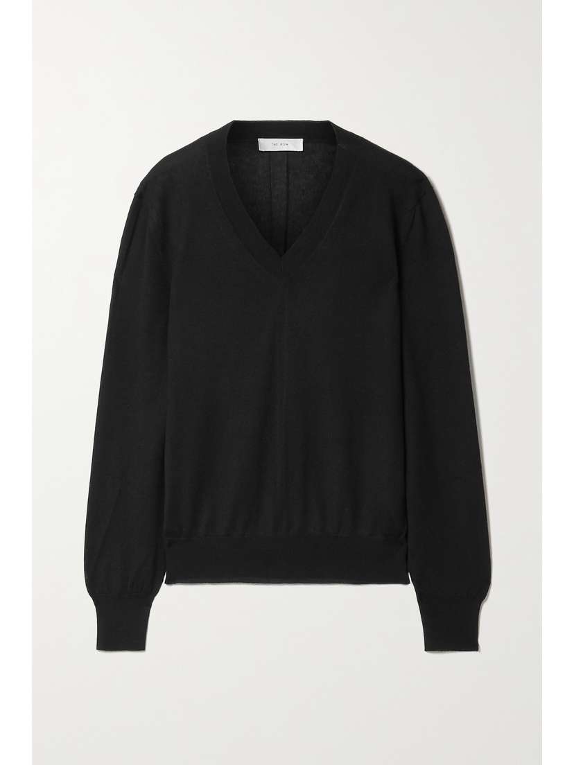 The Row Essentials Stockwell Cashmere Sweater -  - x large