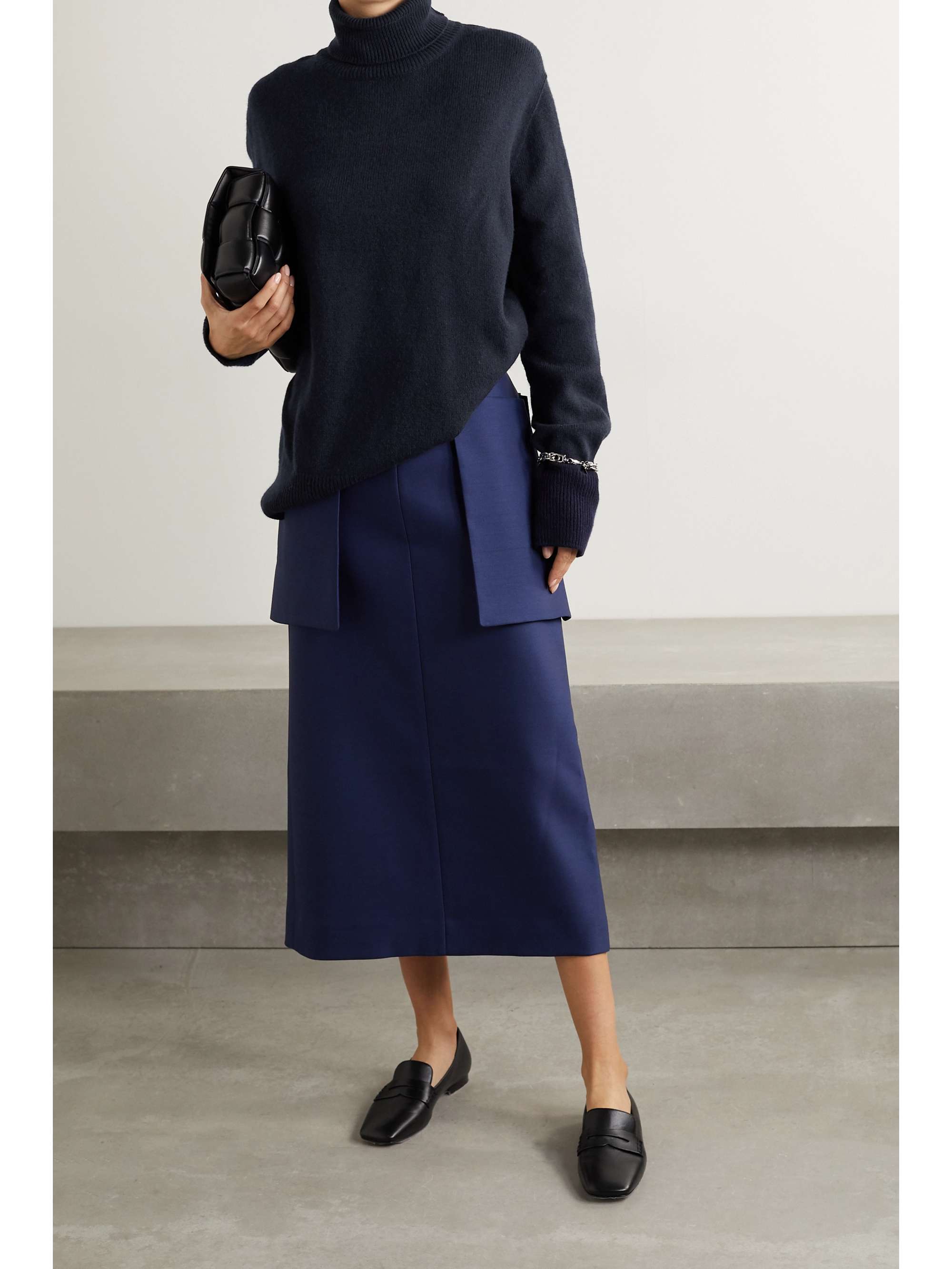 THE ROW Stepny wool and cashmere-blend turtleneck sweater