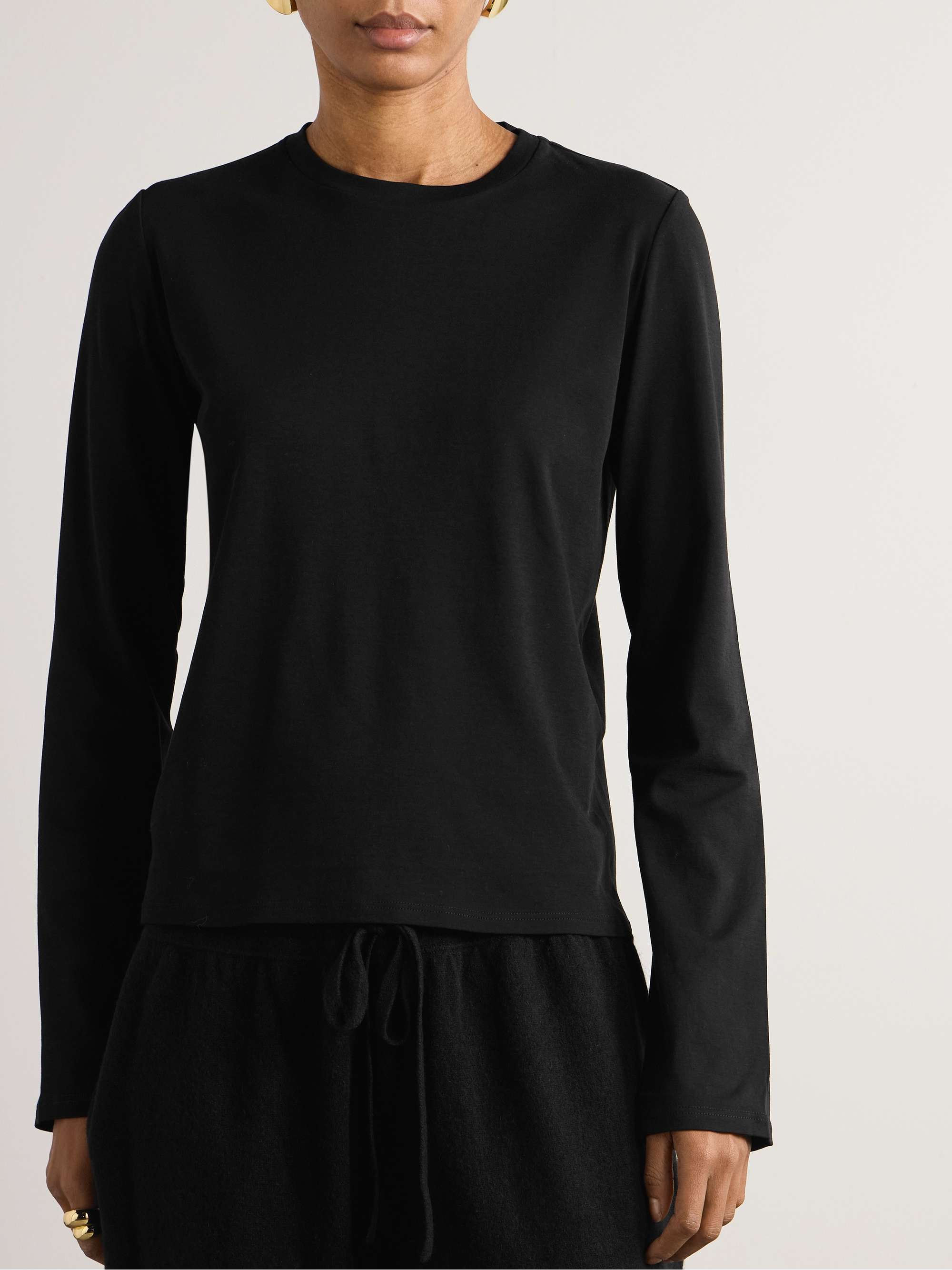 THE ROW Sherman cotton-jersey top