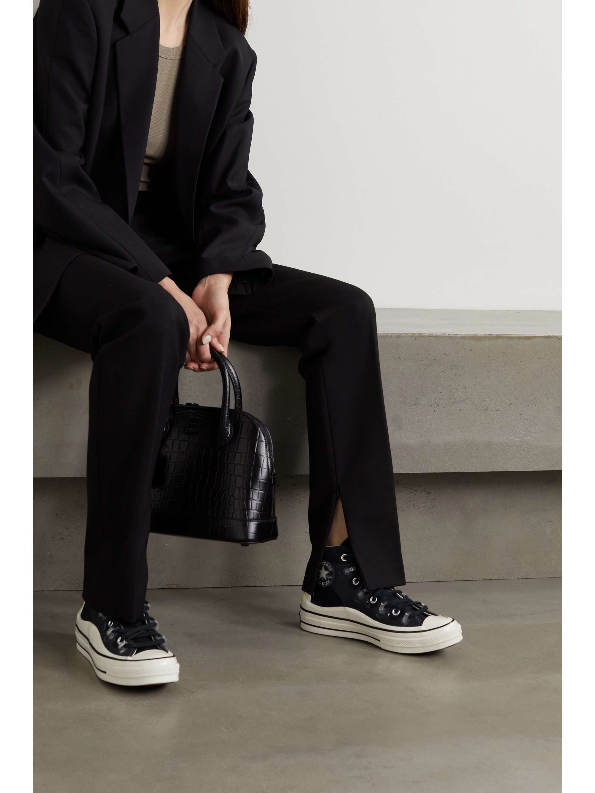 CONVERSE + Kim Jones Chuck 70 canvas and TPU high-top sneakers