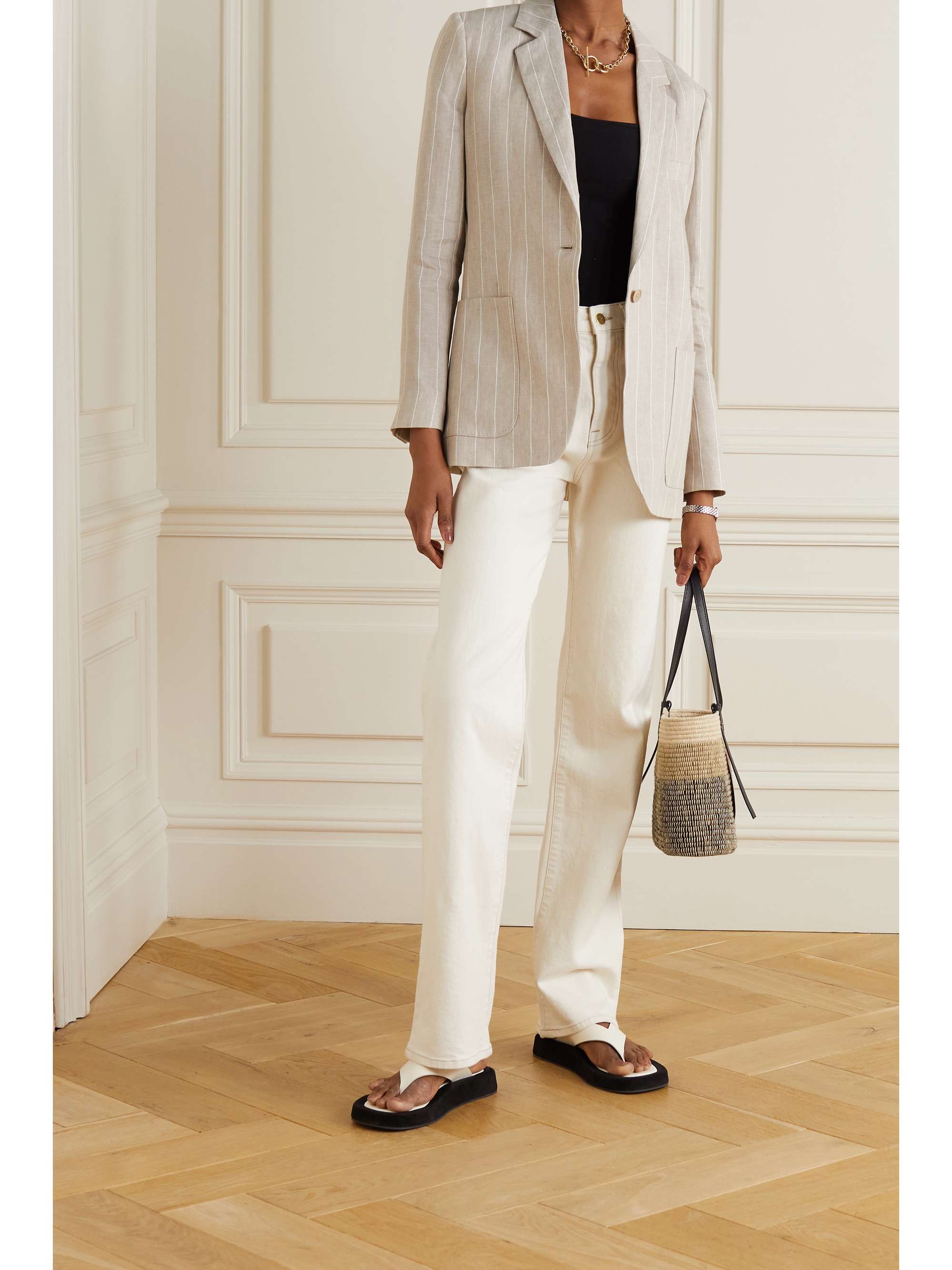 max mara linen jacket