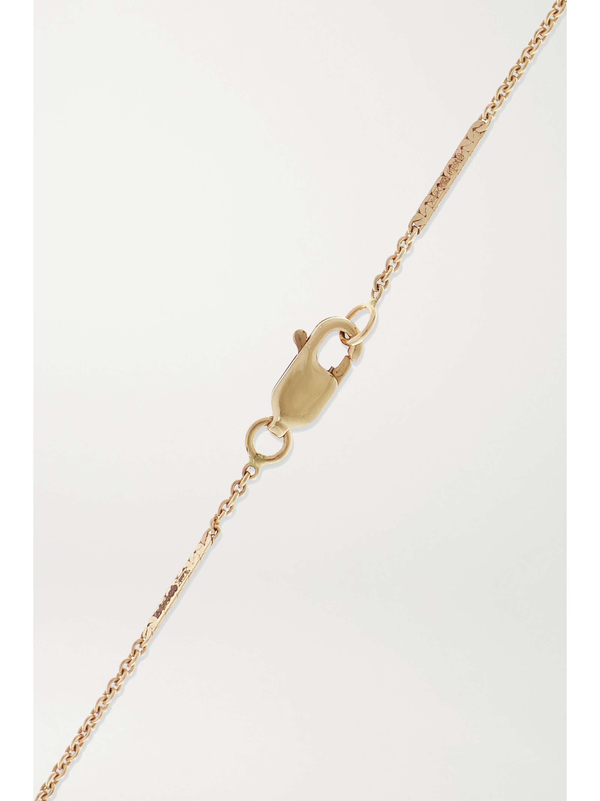 LARKSPUR & HAWK Illustrated Arbor Eyelet Aromatic 14-karat gold, spinel and diamond necklace