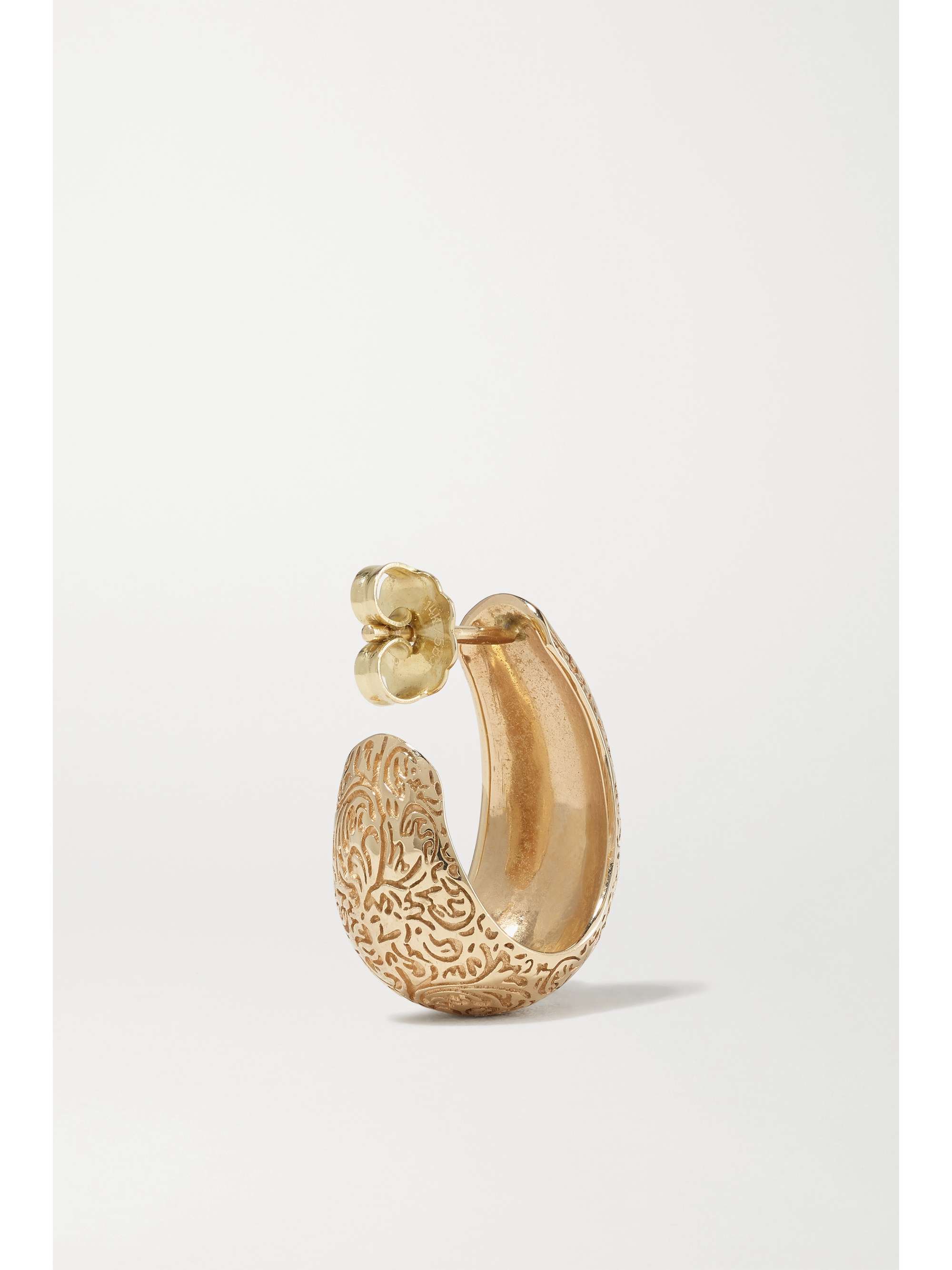 LARKSPUR & HAWK Illustrated Arbor Bombay 14-karat gold hoop earrings