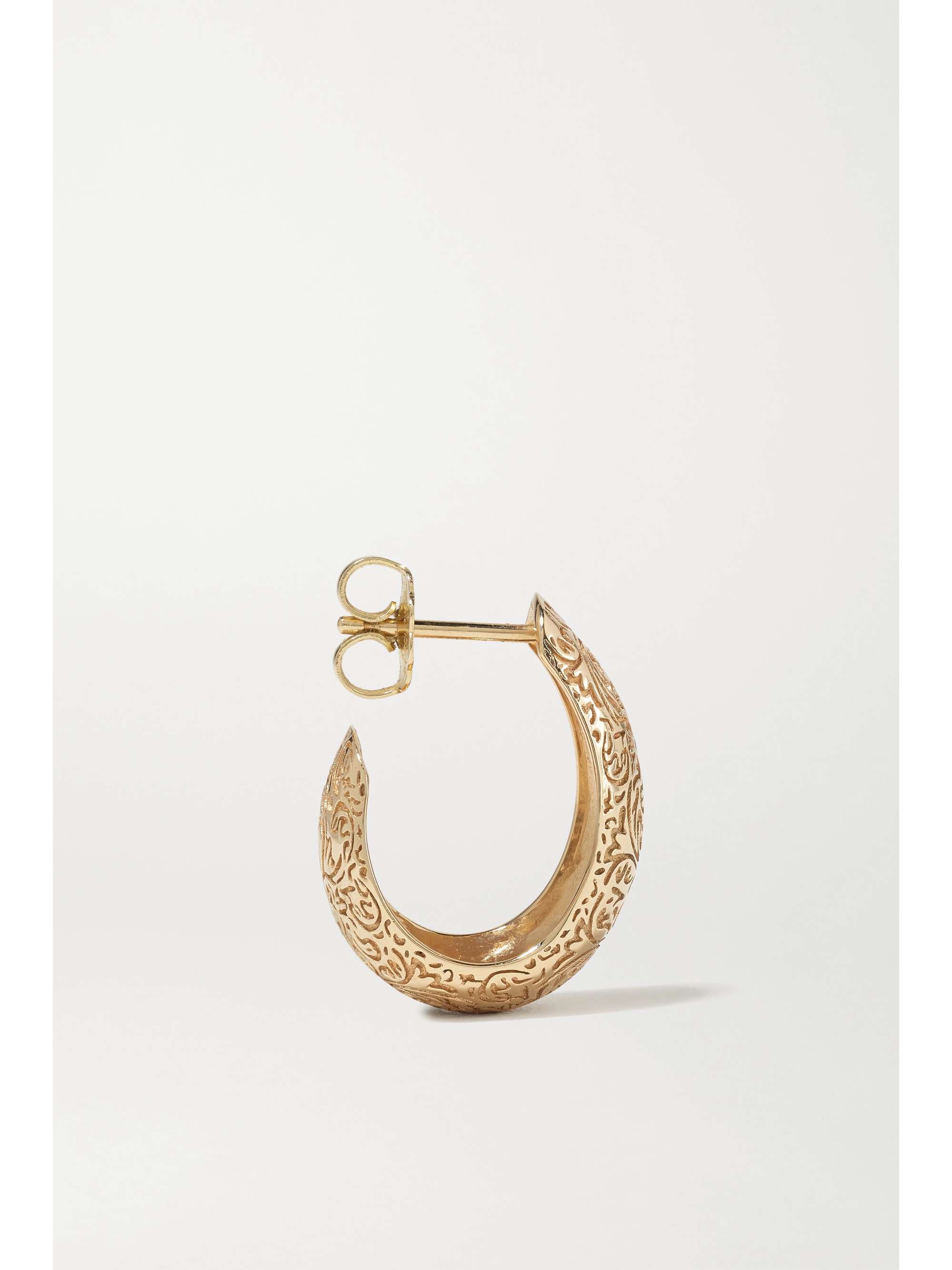 LARKSPUR & HAWK Illustrated Arbor Bombay 14-karat gold hoop earrings