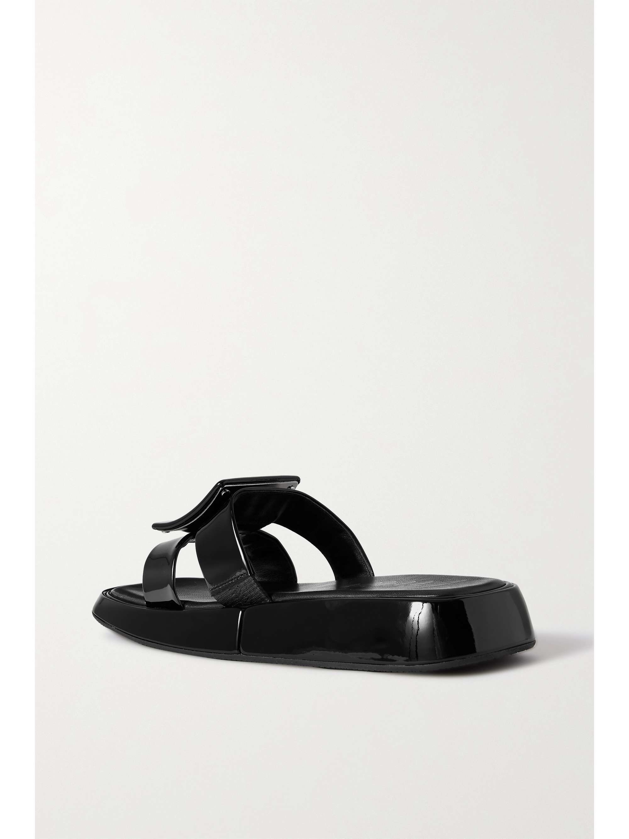 ROGER VIVIER Vivier patent-leather slides