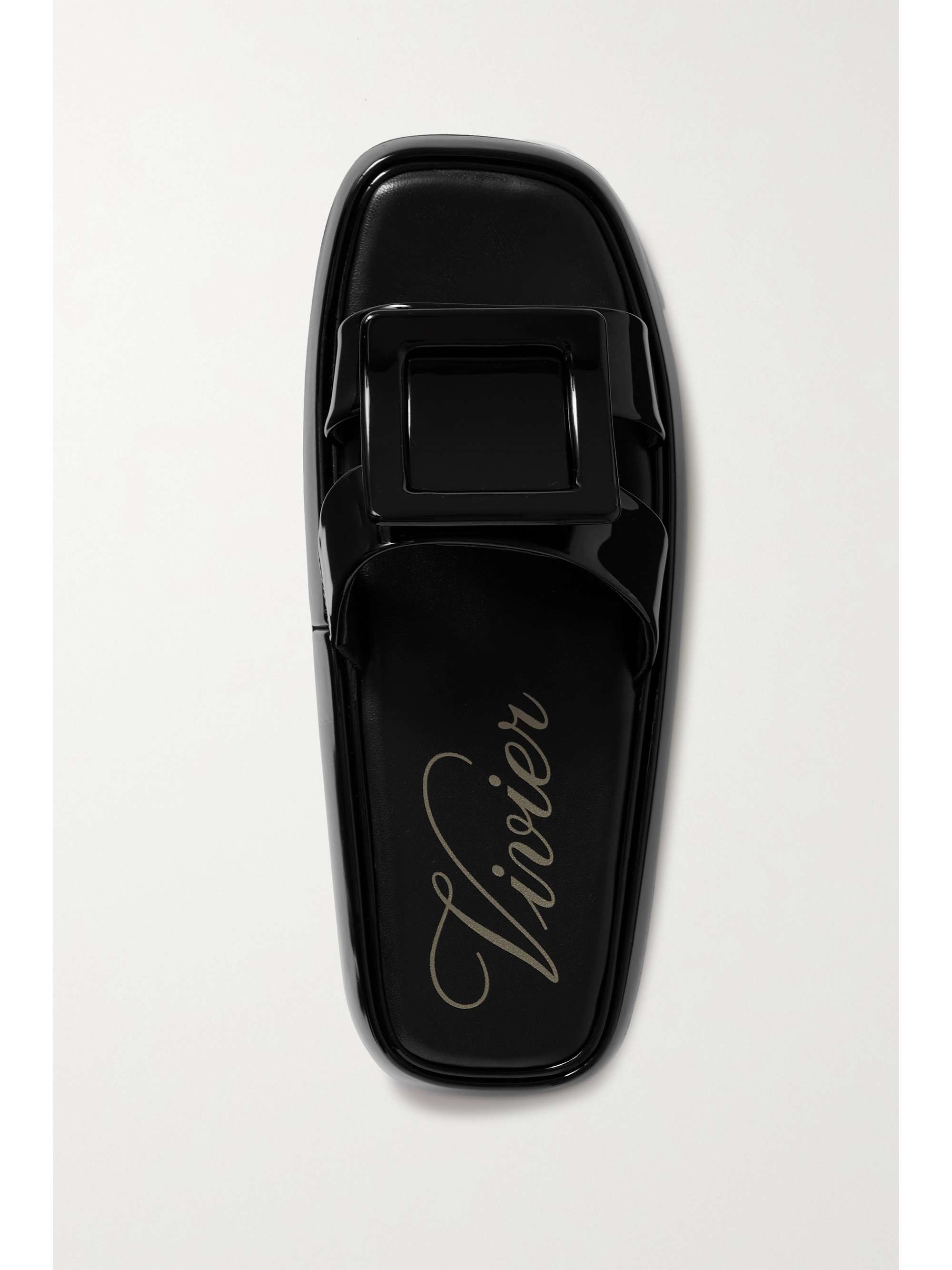 ROGER VIVIER Vivier patent-leather slides