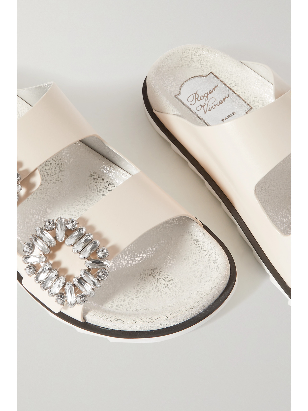 Slidy Viv Swarovski Crystal-Embellished Slides